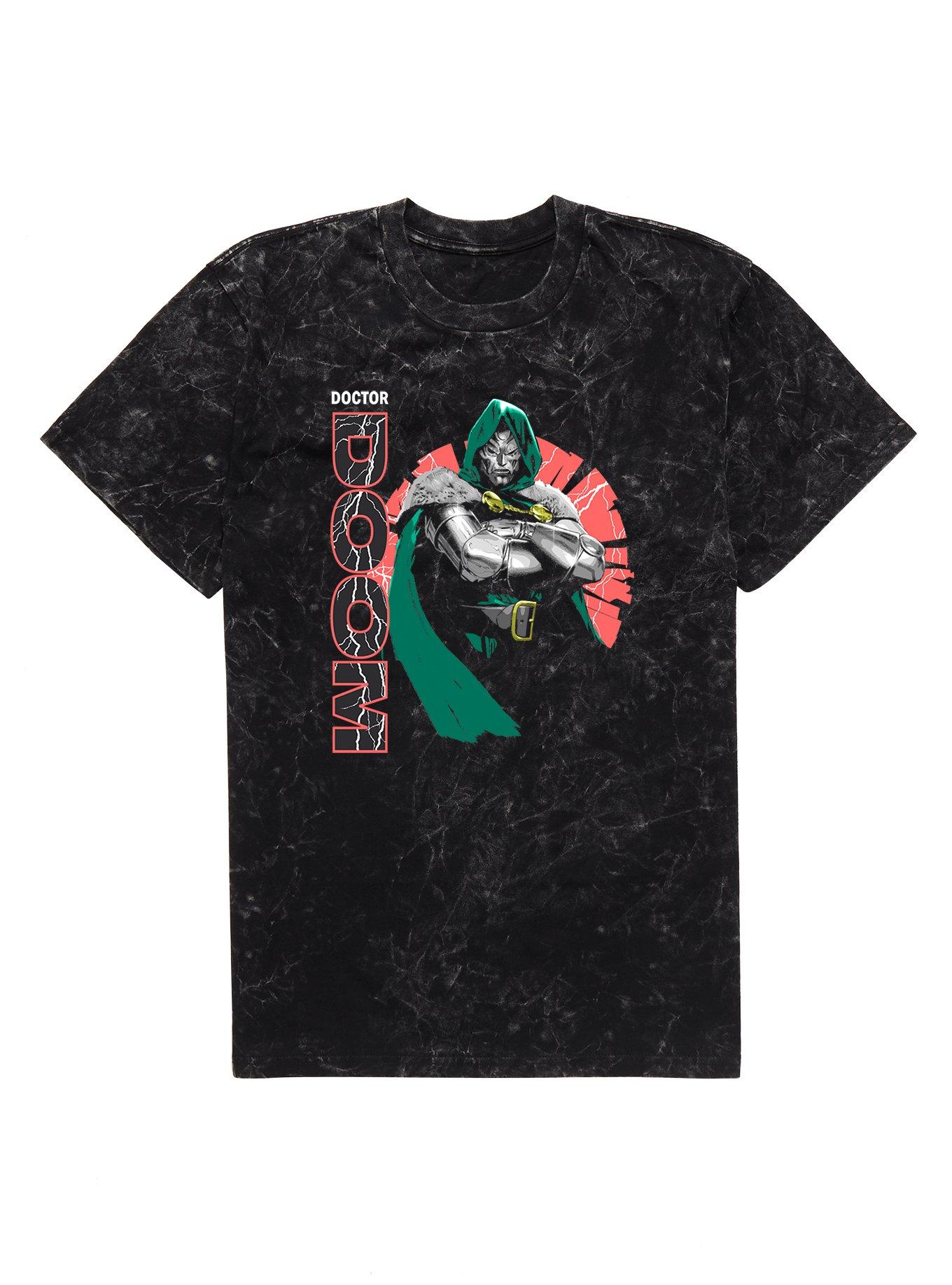 Marvel Fantastic Four Doctor Doom Crossed Arms Mineral Wash T-Shirt, , hi-res