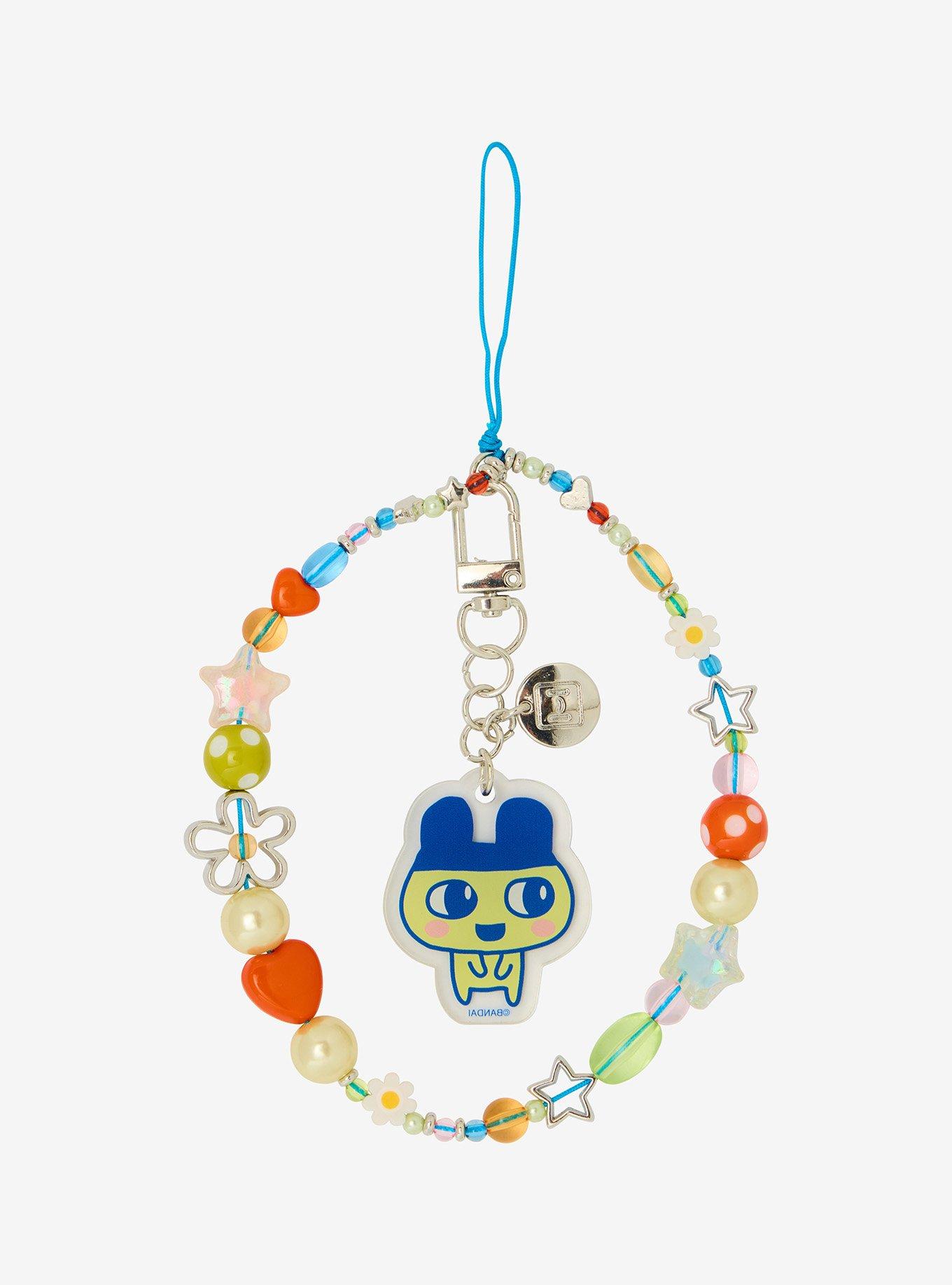 Hamee Tamagotchi Mametchi Beaded Phone Charm, , hi-res