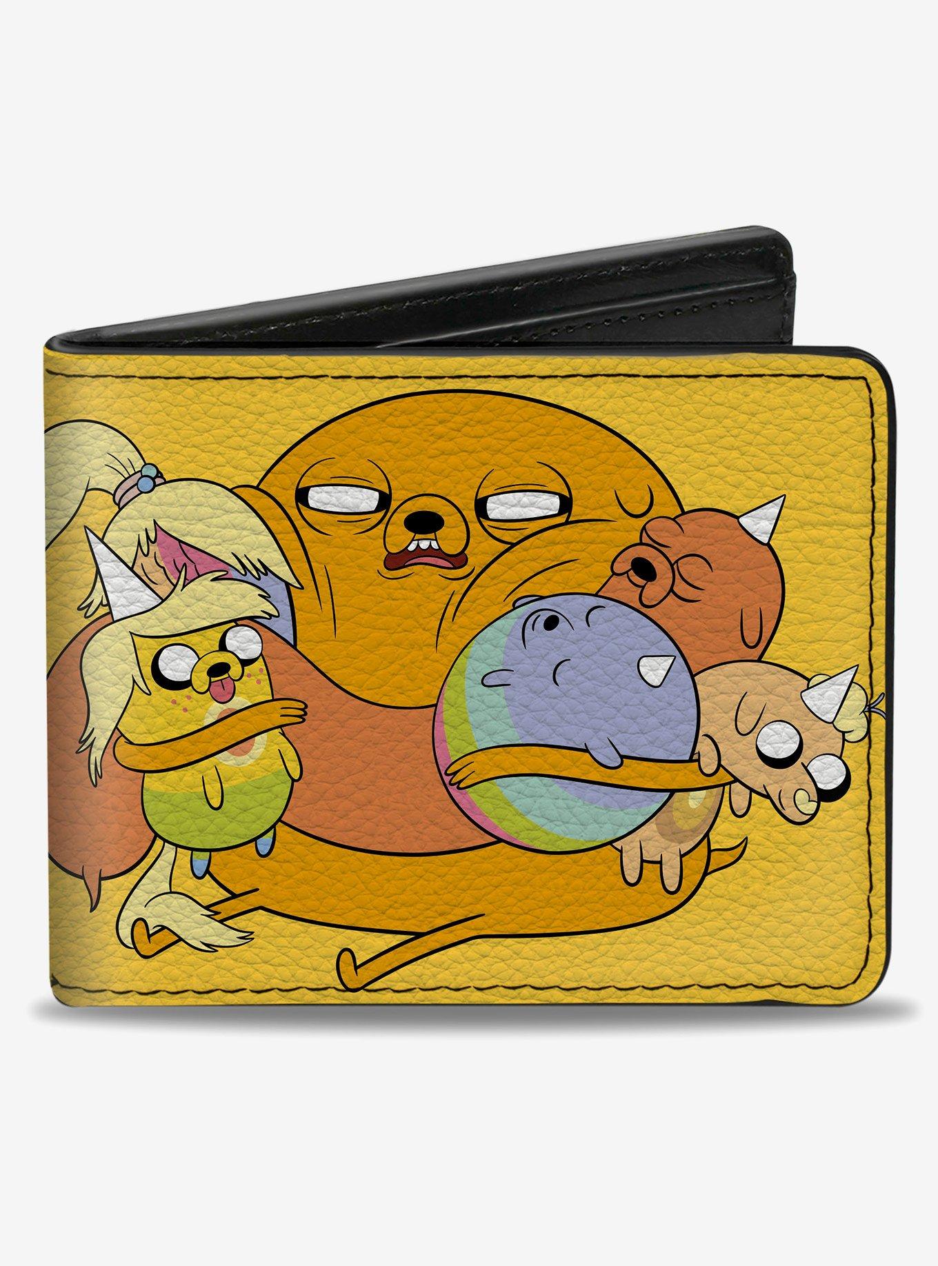 Adventure Time Jake and Pups Worlds Greatest Dad Pose Bifold Wallet, , hi-res