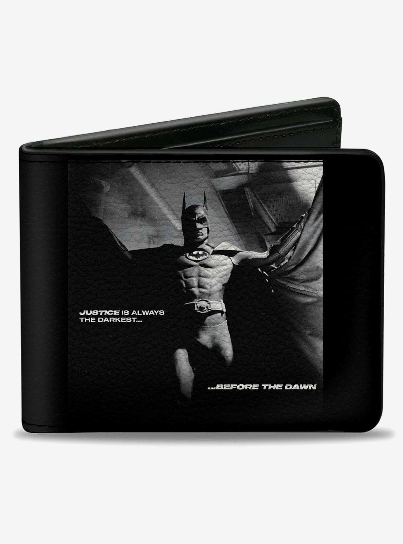 DC Comics Batman 1989 Jump Pose and Quote Bifold Wallet, , hi-res