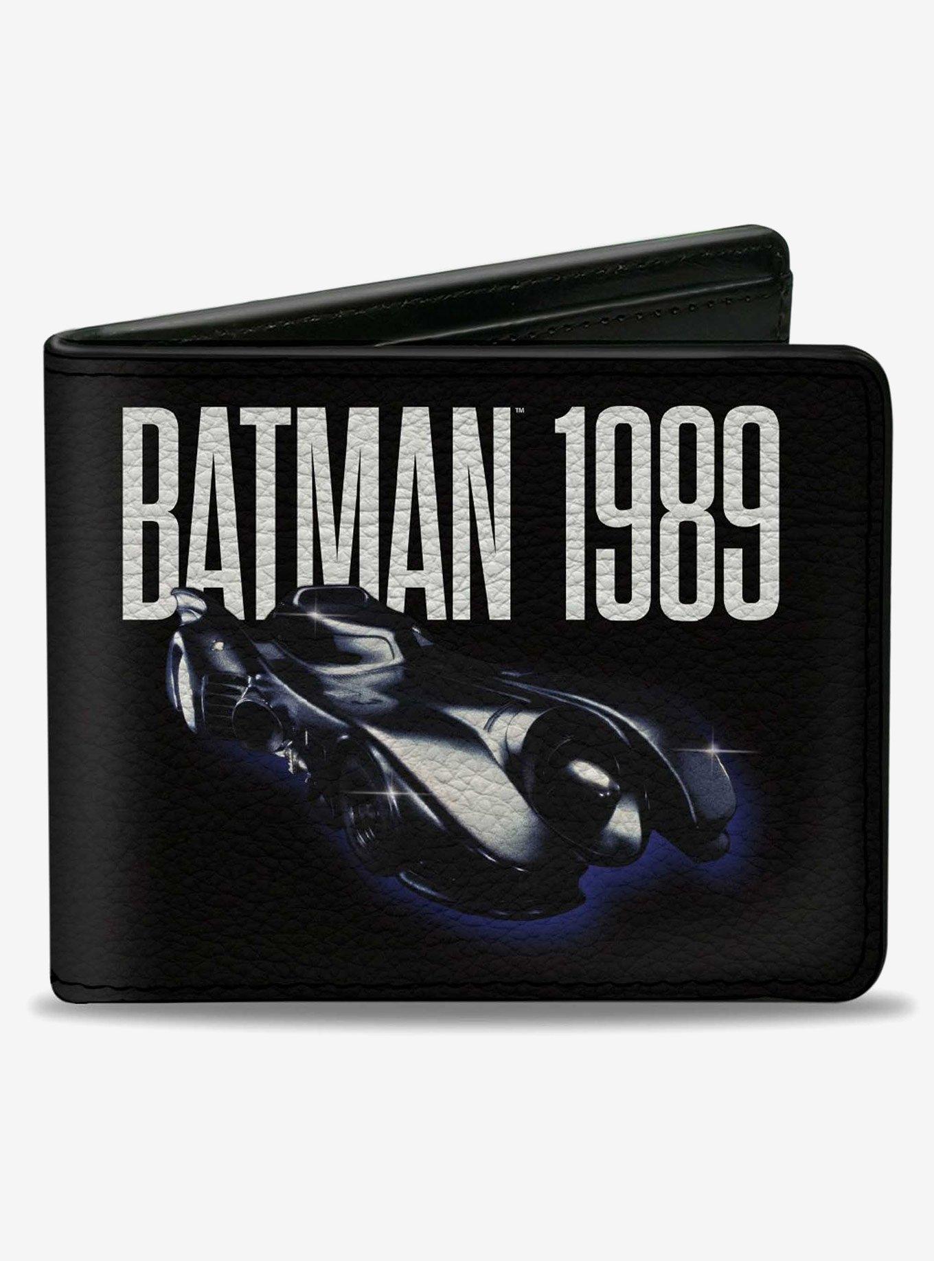 DC Comics Batman 1989 Batmobile Text Bifold Wallet, , hi-res