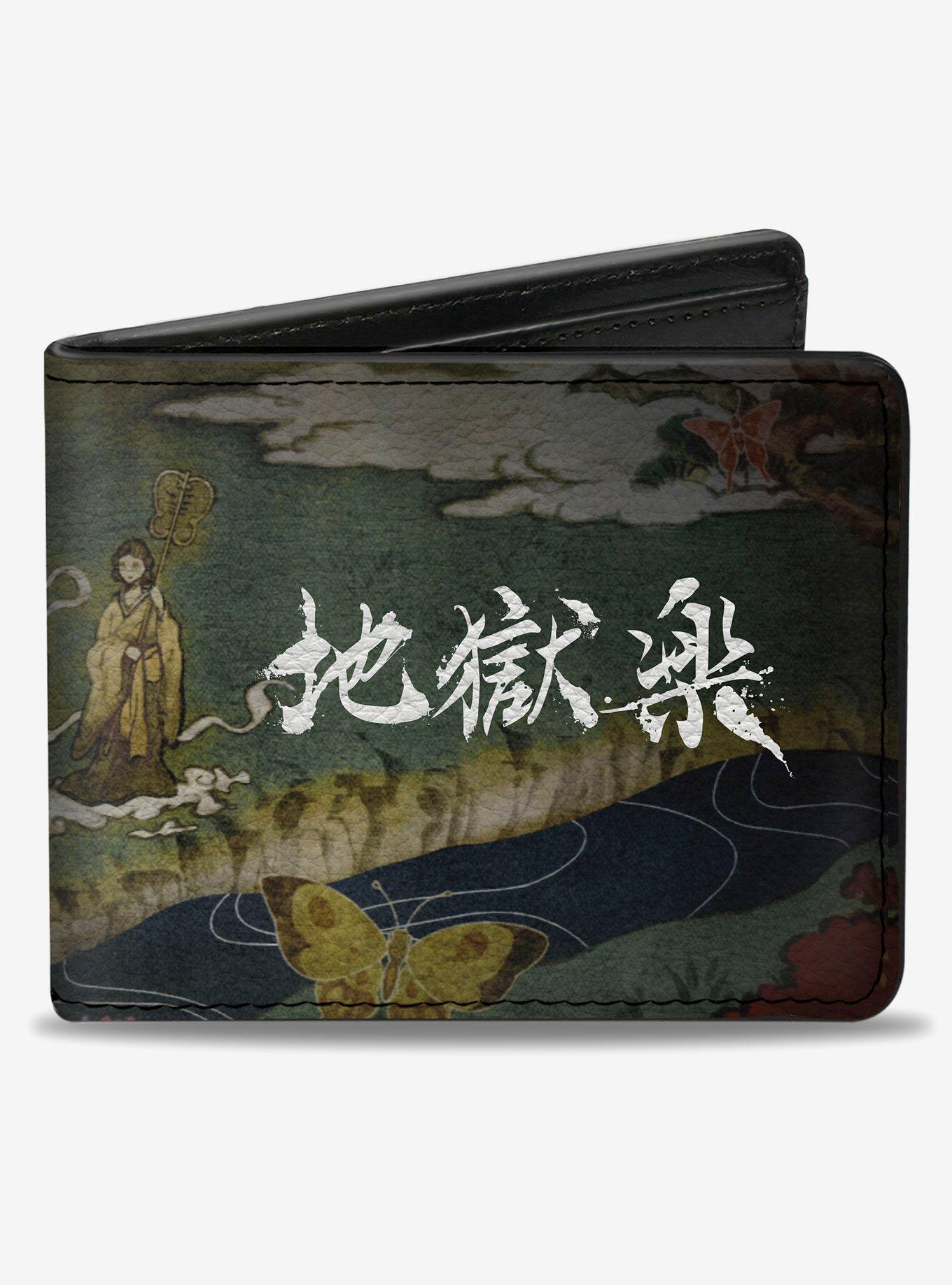 Hell's Paradise Scene and Title Logo  Bifold Wallet, , hi-res