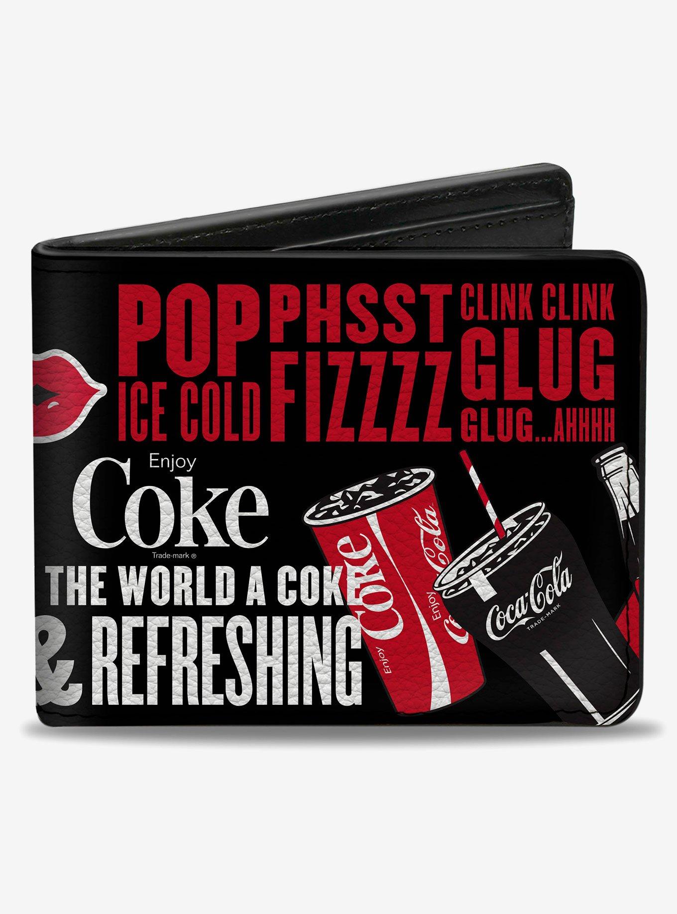 Coca-Cola Its The Real Thing Collage Bifold Wallet, , hi-res