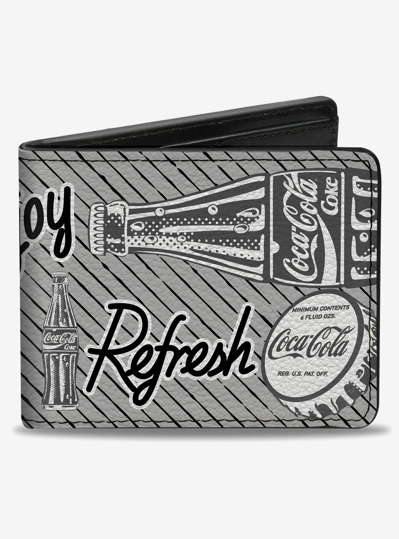 Coca-Cola Enjoy Refresh Can and Bottle Bifold Wallet, , hi-res