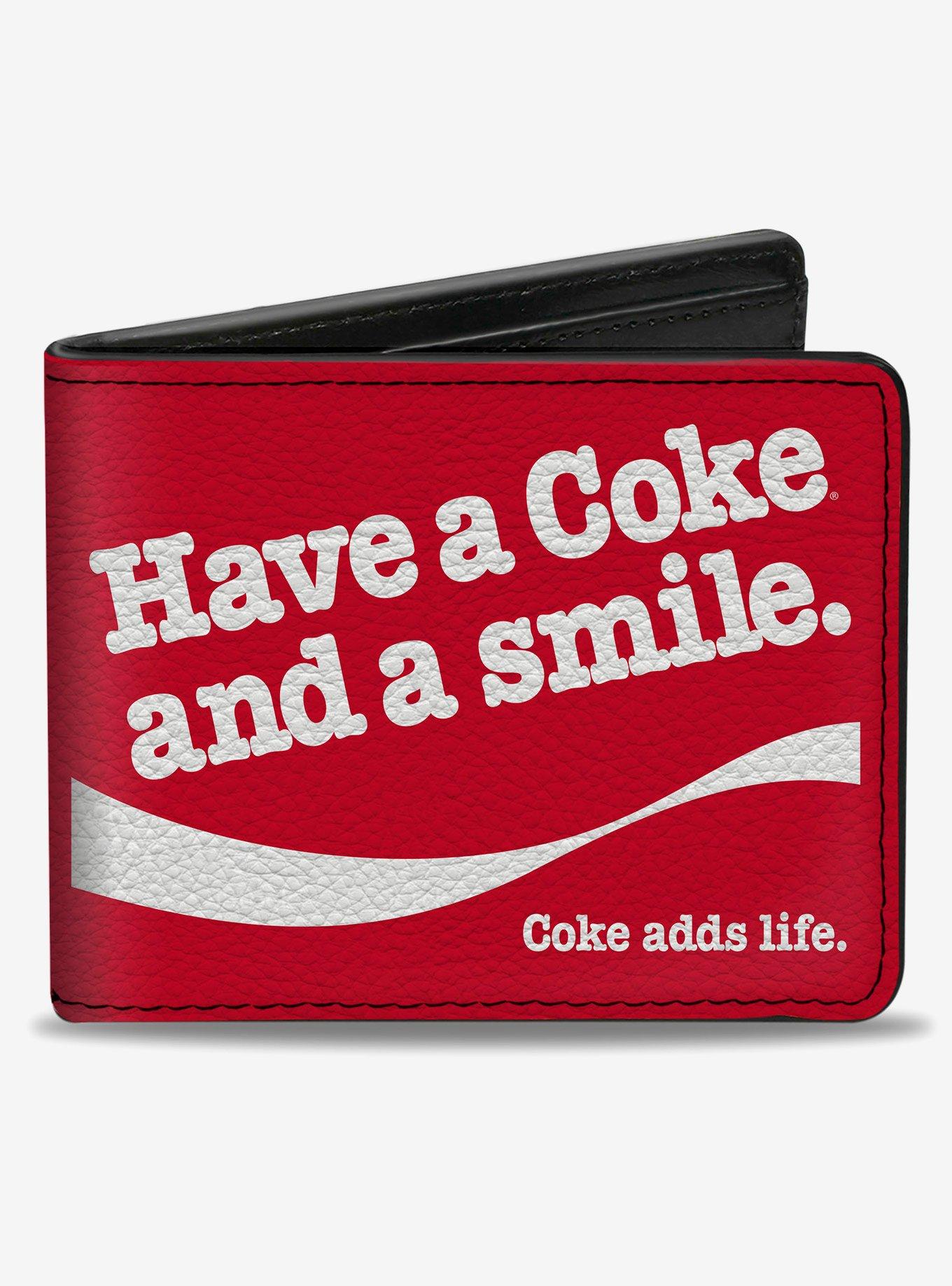 Coca-Cola Have A Coke and A Smile Wave Bifold Wallet, , hi-res