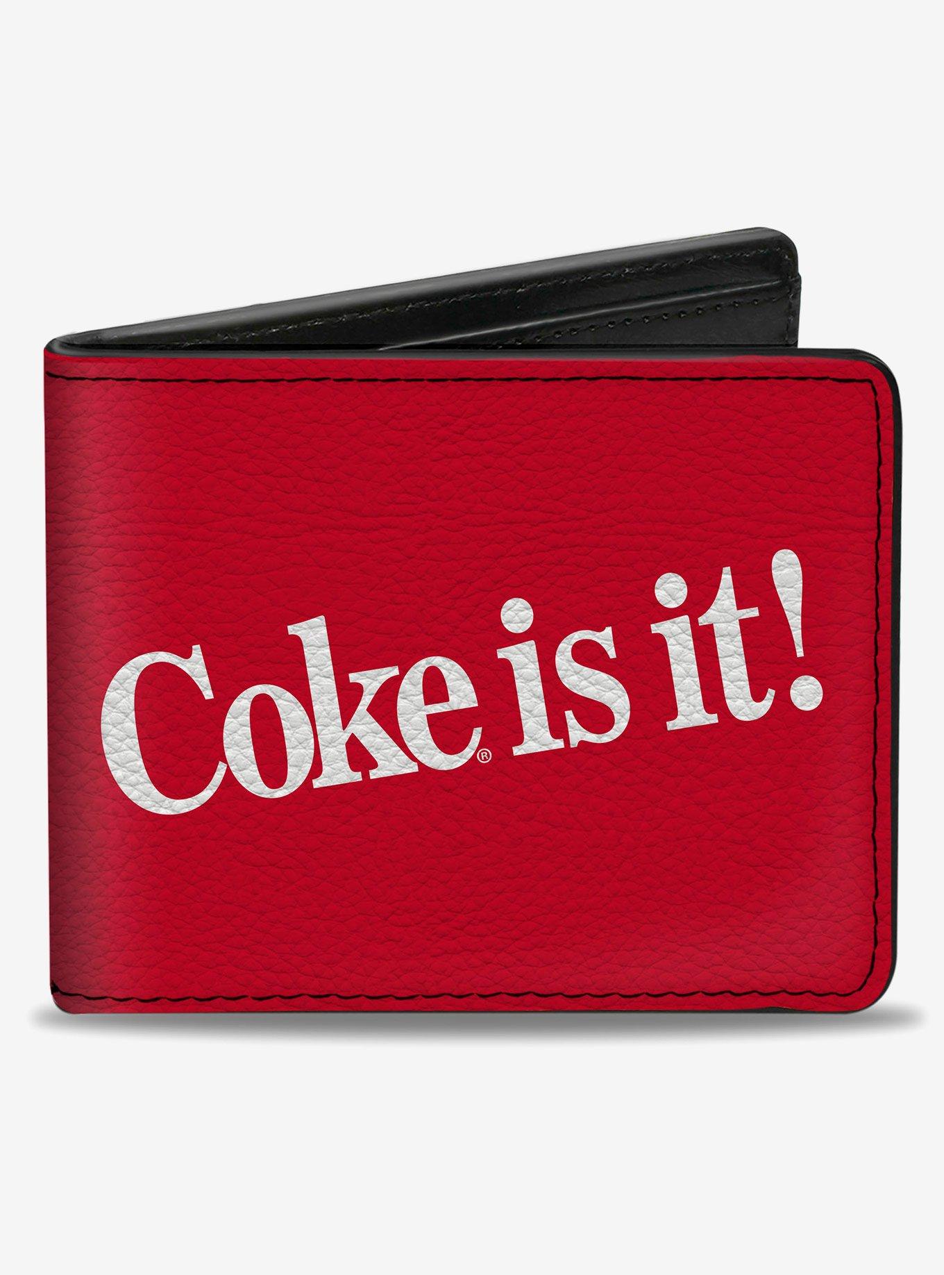Coca-Cola Coke Is It! Text Bifold Wallet, , hi-res