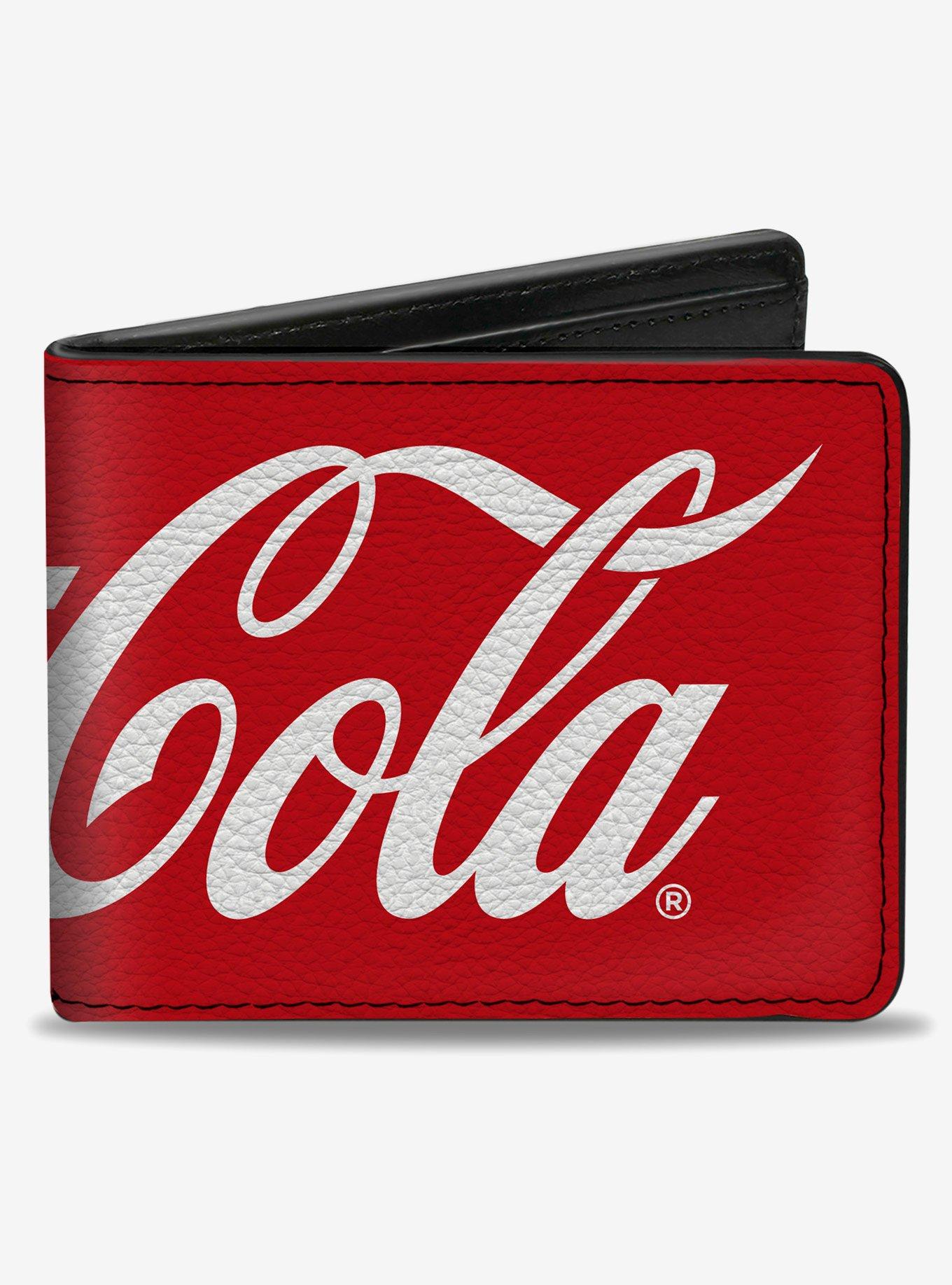 Coca-Cola Coca Cola Coke Script Logo Stretch Bifold Wallet, , hi-res