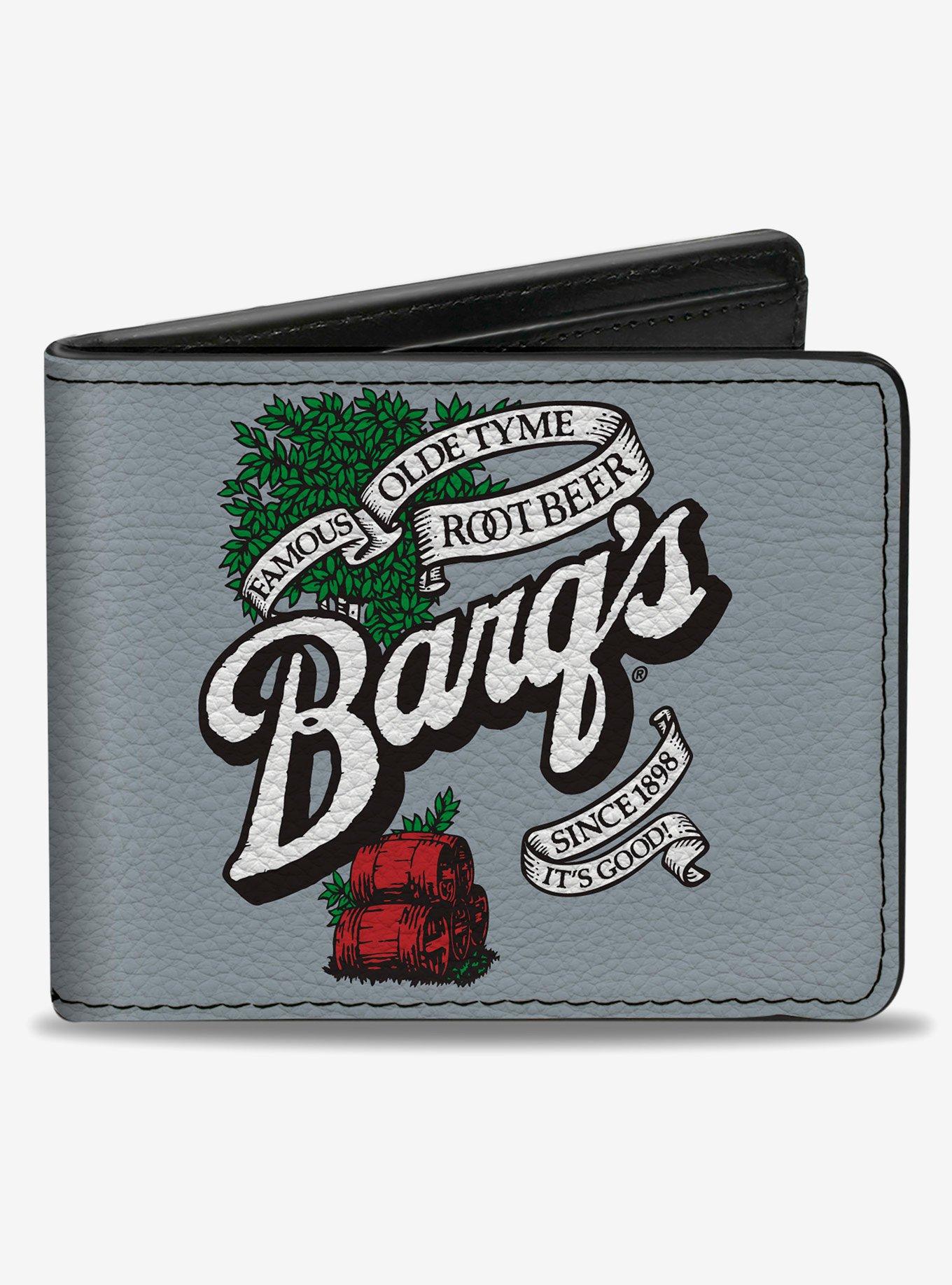 Coca-Cola Barqs Old Tyme Root Beer Barrels Logo Bifold Wallet, , hi-res