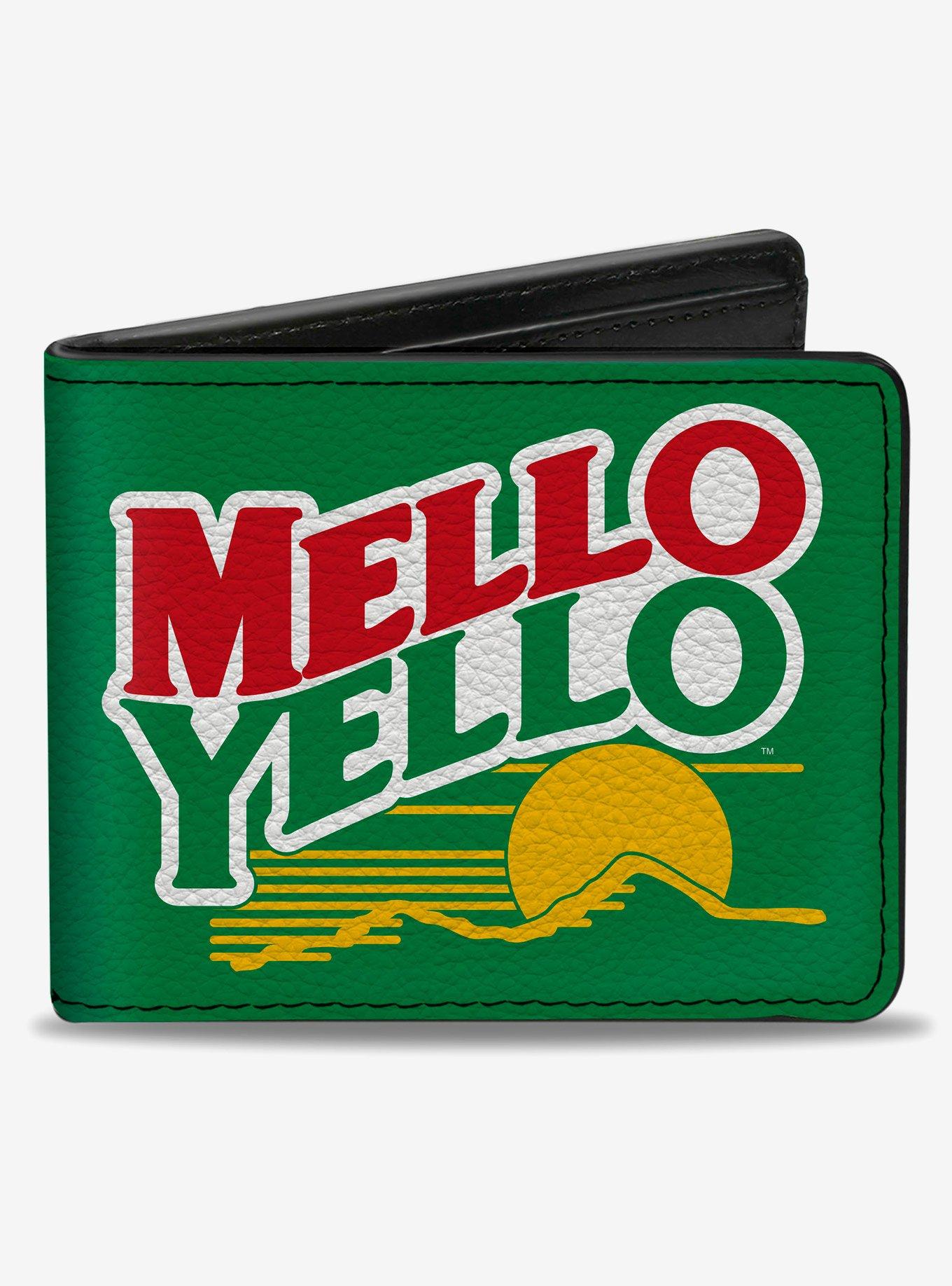 Coca-Cola Mello Yello Mountain Logo Green Bifold Wallet, , hi-res