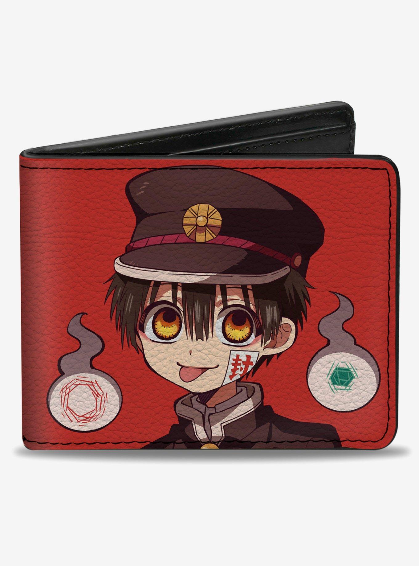 After-School Hanako-Kun Hanako Poses and Hakujouda Orbs Bifold Wallet, , hi-res