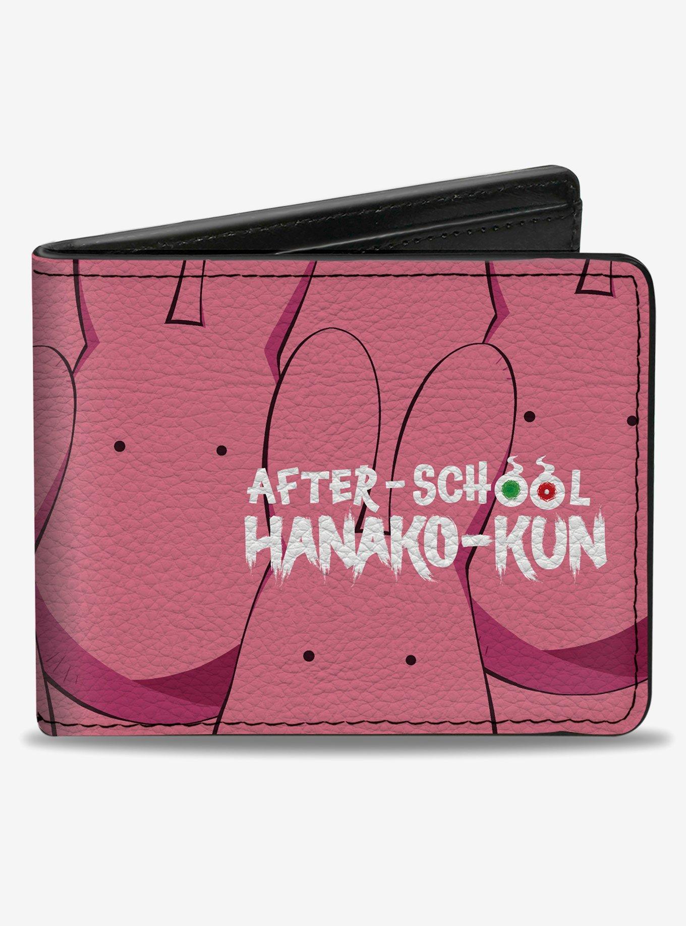 After-School Hanako-Kun Mokke Stacked and Title Logo Bifold Wallet, , hi-res
