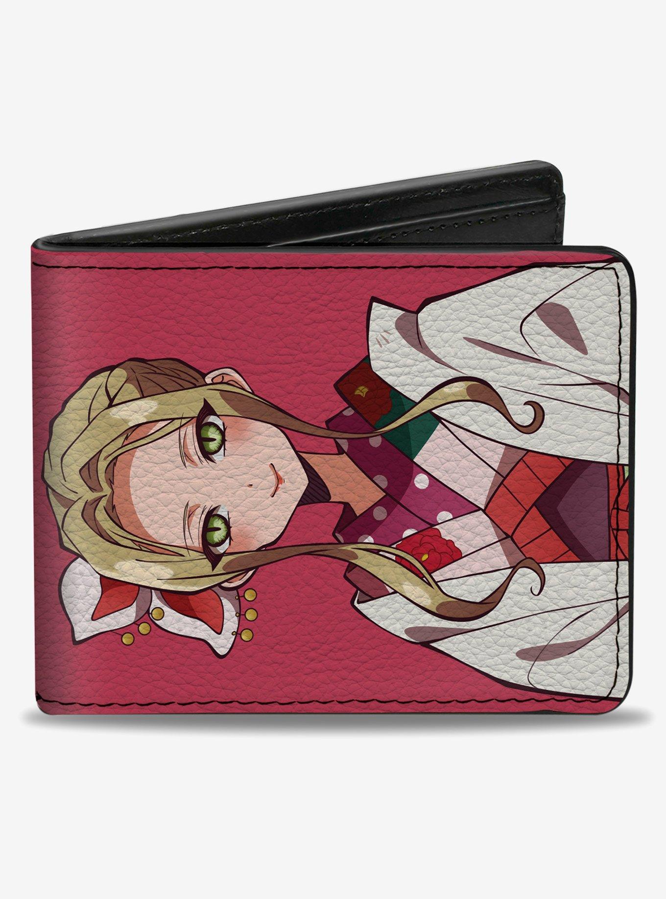 After-School Hanako-Kun Yako Pose and Title Logo Pink Bifold Wallet, , hi-res