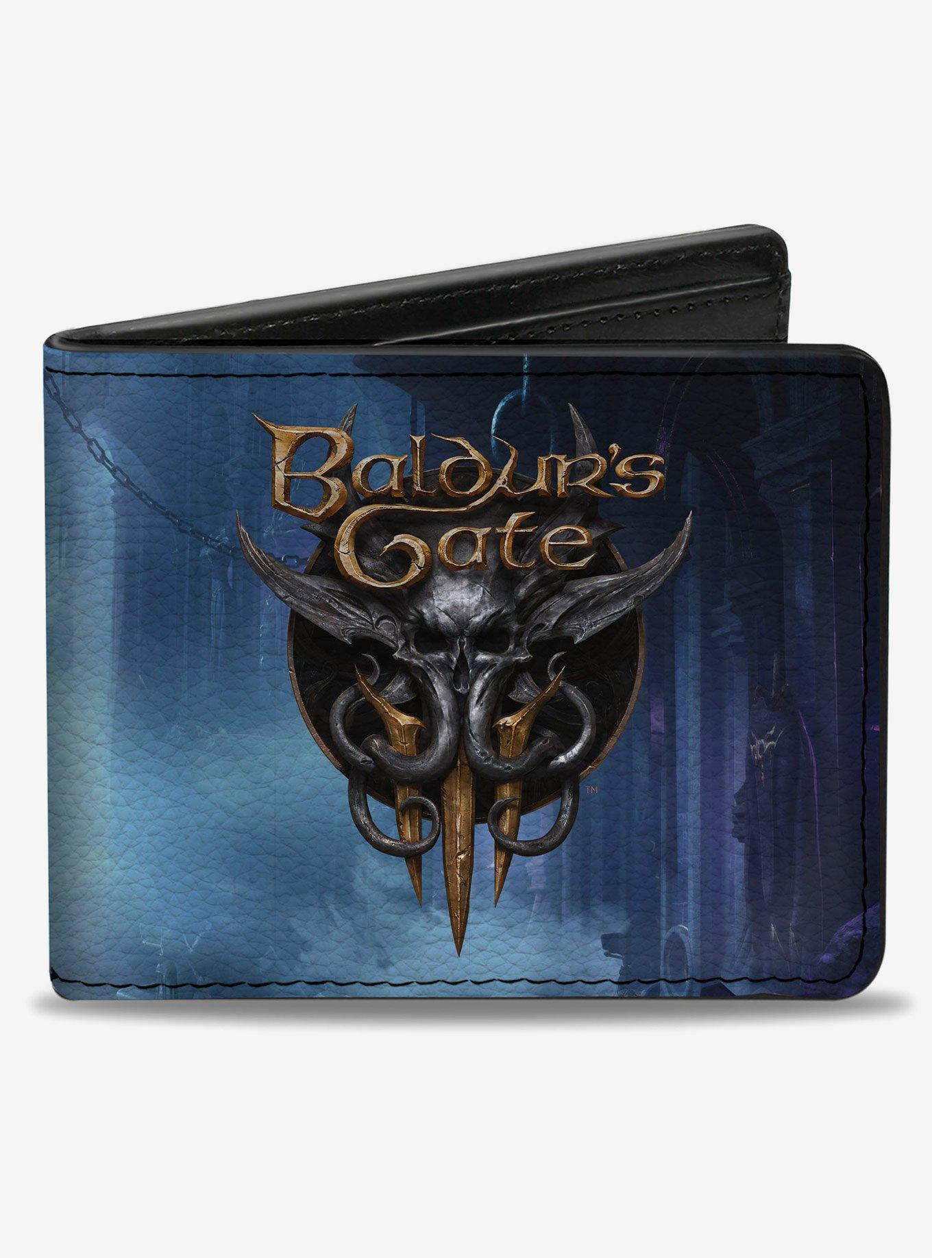 Baldur's Gate 3 Shadowheart Astral Prism Pose Scene and Logo Bifold Wallet, , hi-res
