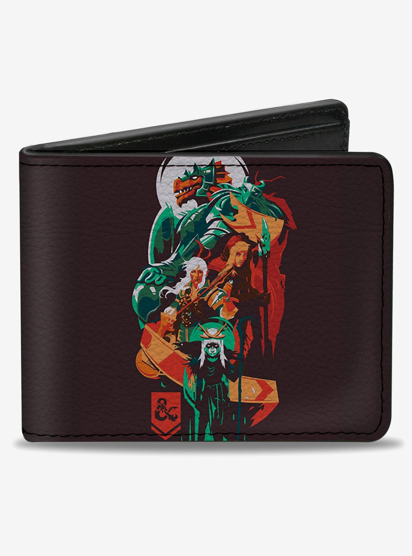 Dungeons & Dragons Characters Collage Bifold Wallet, , hi-res