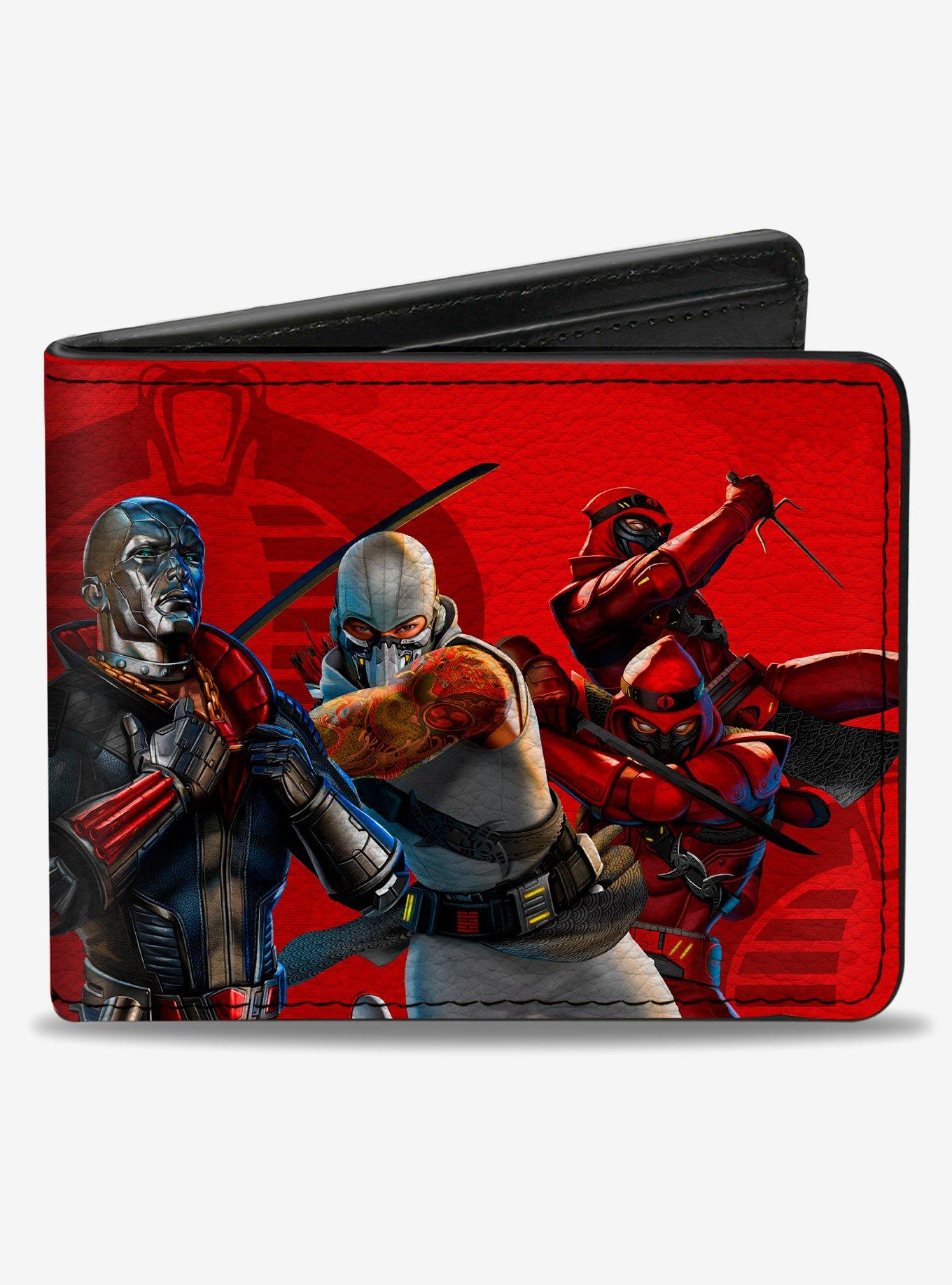 GI Joe Cobra Agents Group Pose and Logos Bifold Wallet, , hi-res
