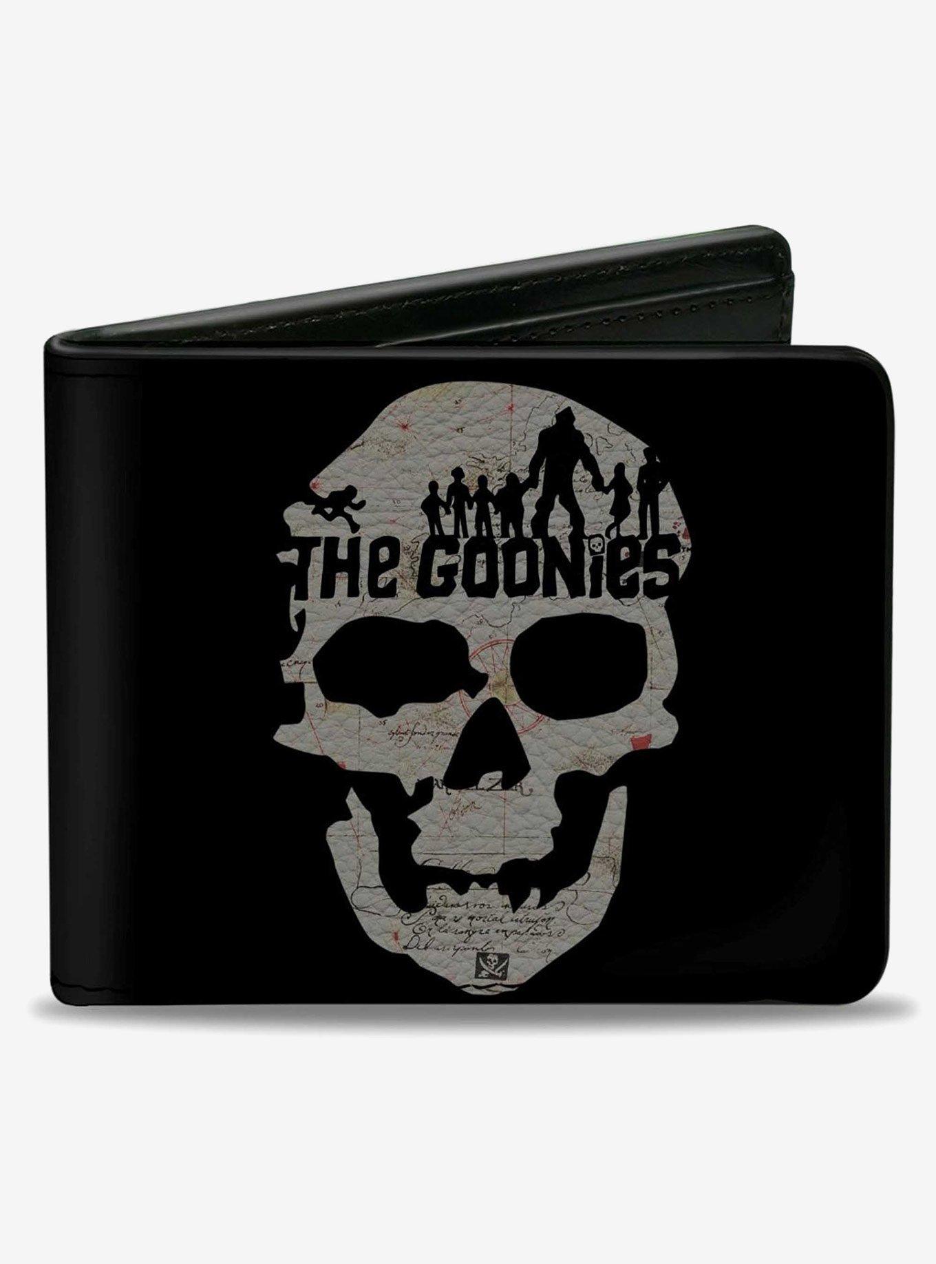 The Goonies One Eye Willy Skull Map Bifold Wallet, , hi-res