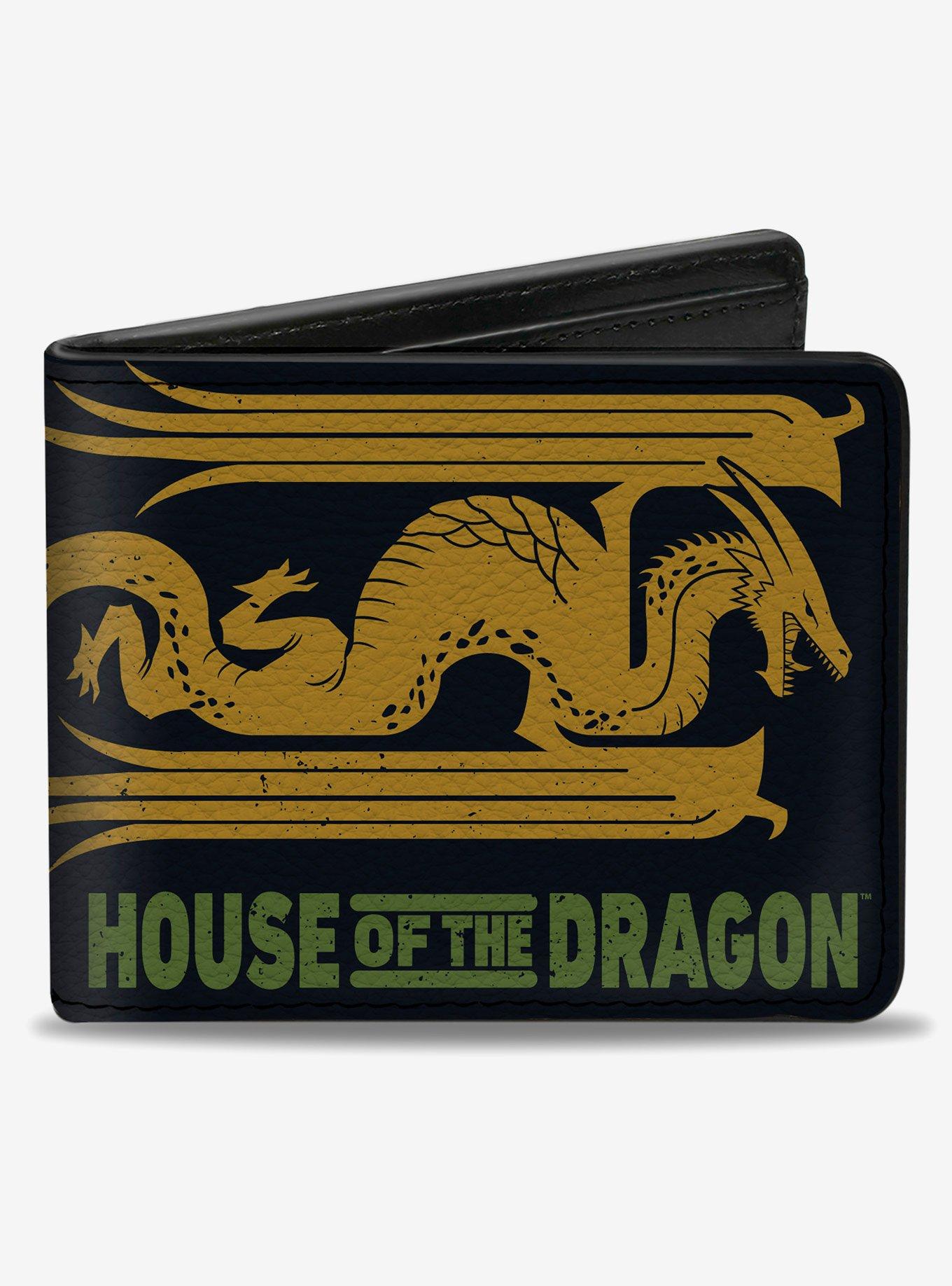 House of the Dragon Year of the Dragon Icon and Text Bifold Wallet, , hi-res