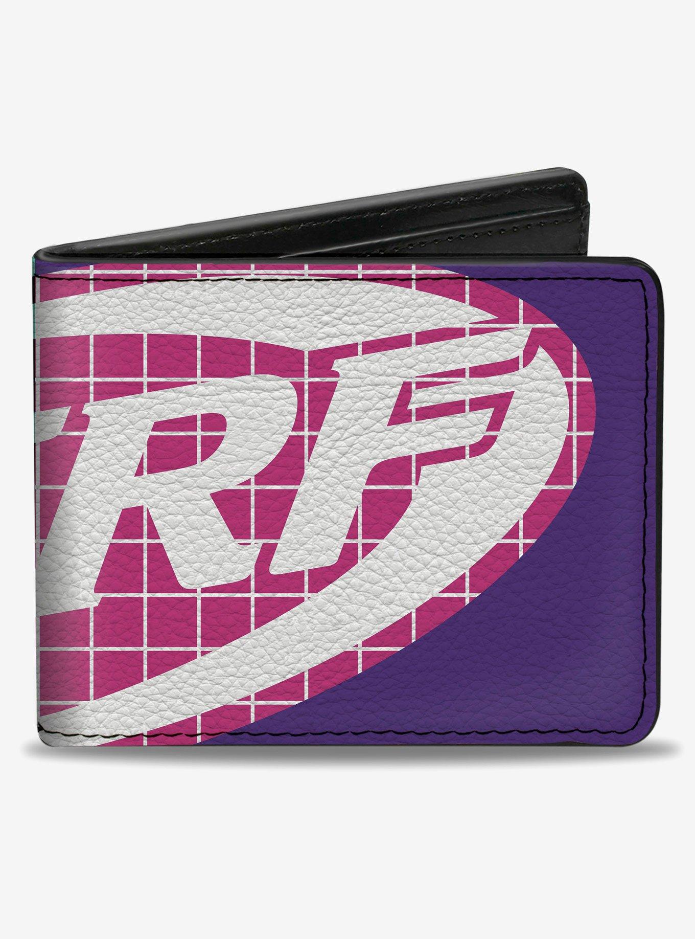 Nerf Logo Grid Split Pink Bifold Wallet, , hi-res