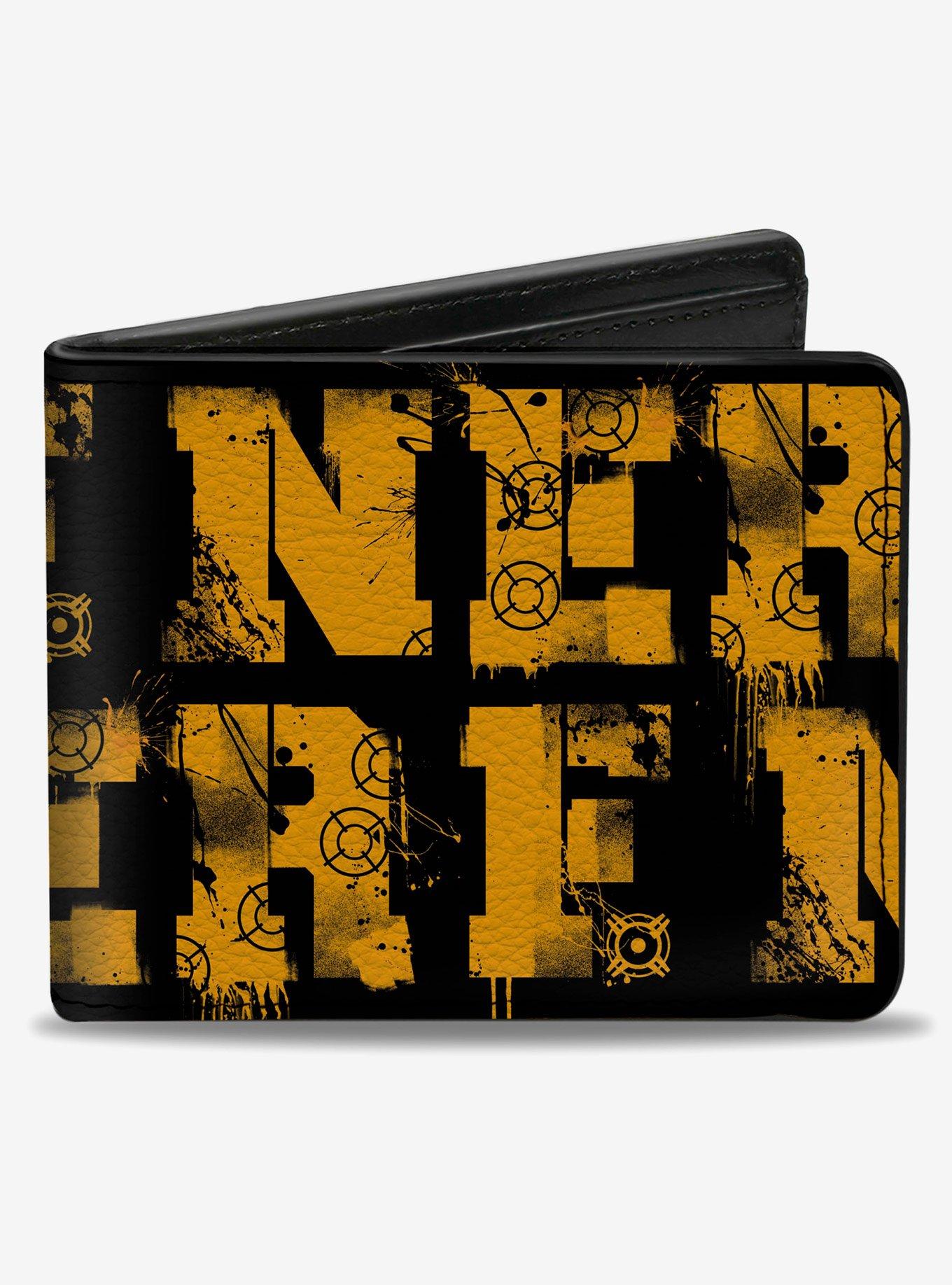 Nerf Target Text Bifold Wallet, , hi-res