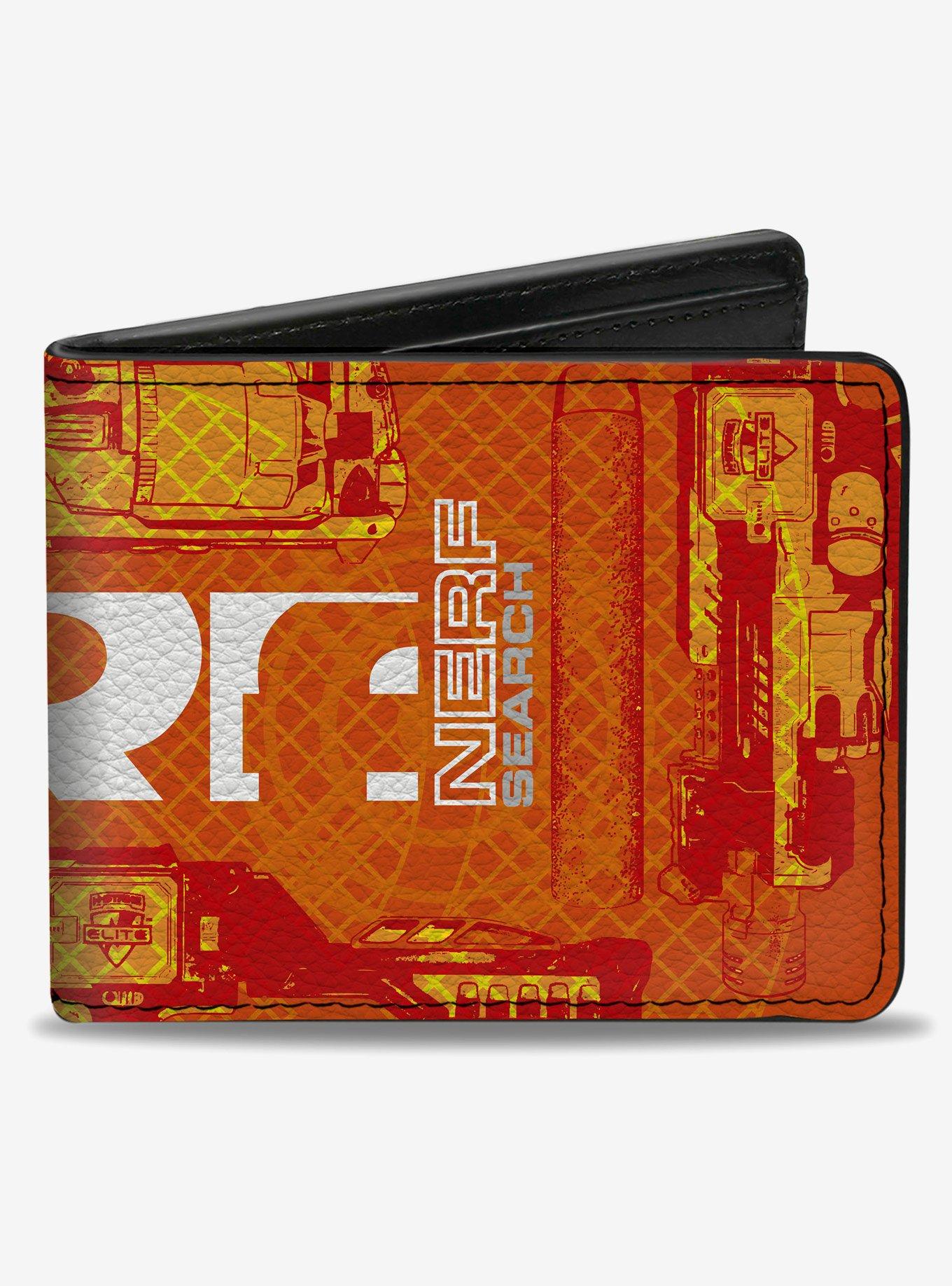 Nerf Search Destroy Blasters Collagess Bifold Wallet, , hi-res