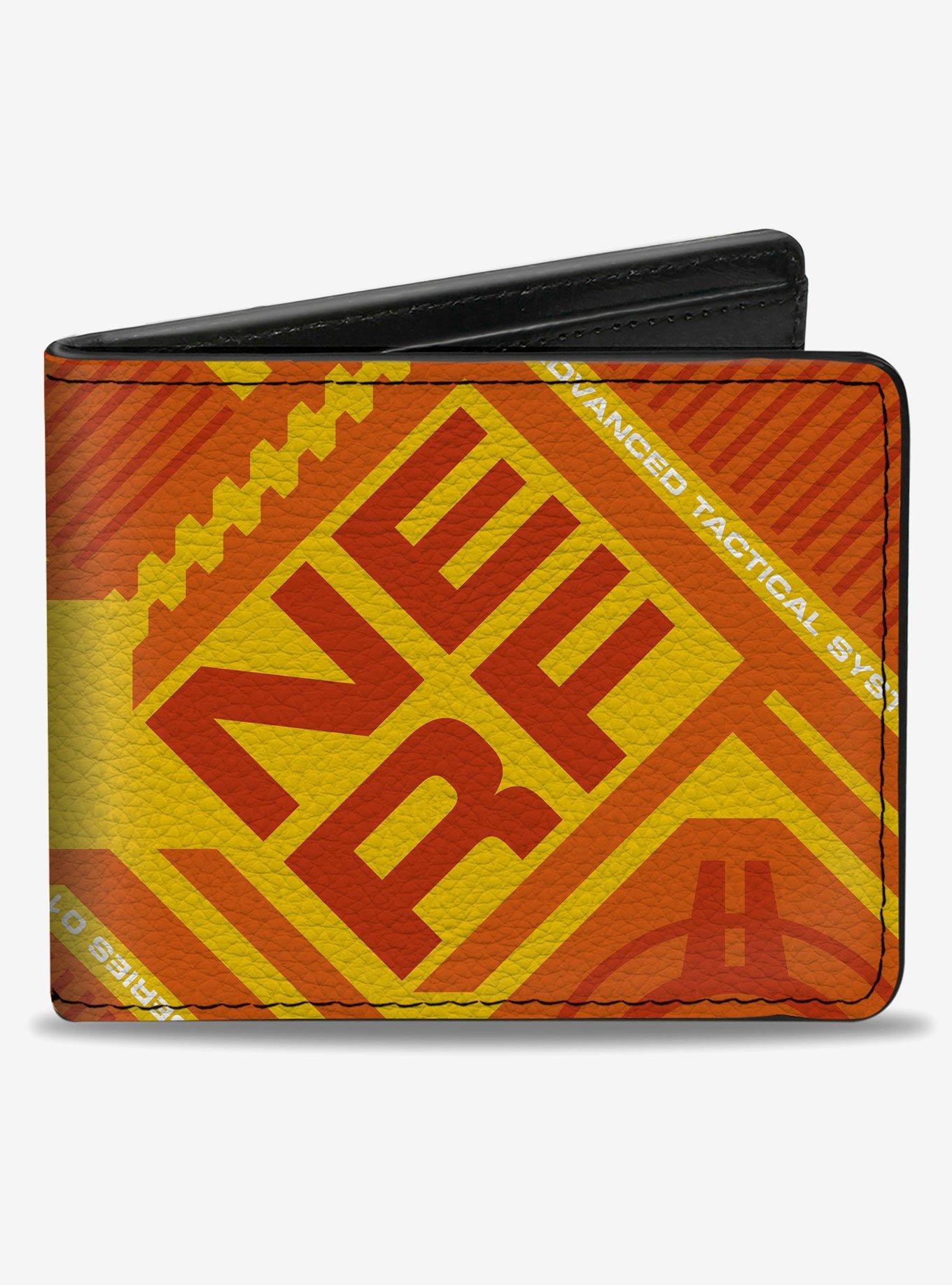 Nerf Text and Target Icon Bifold Wallet, , hi-res