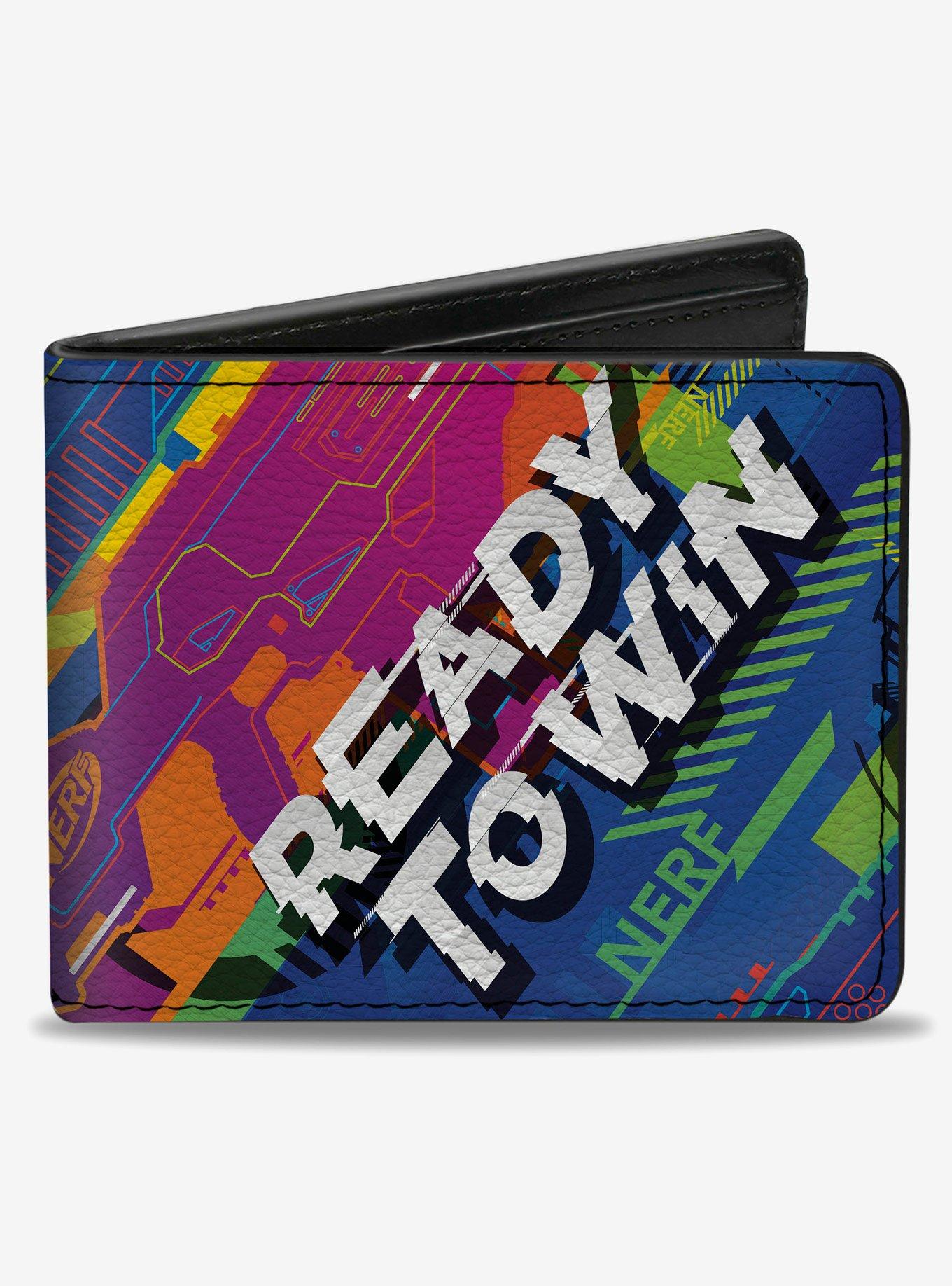 Nerf Blasker Ready To Win Collage Bifold Wallet, , hi-res