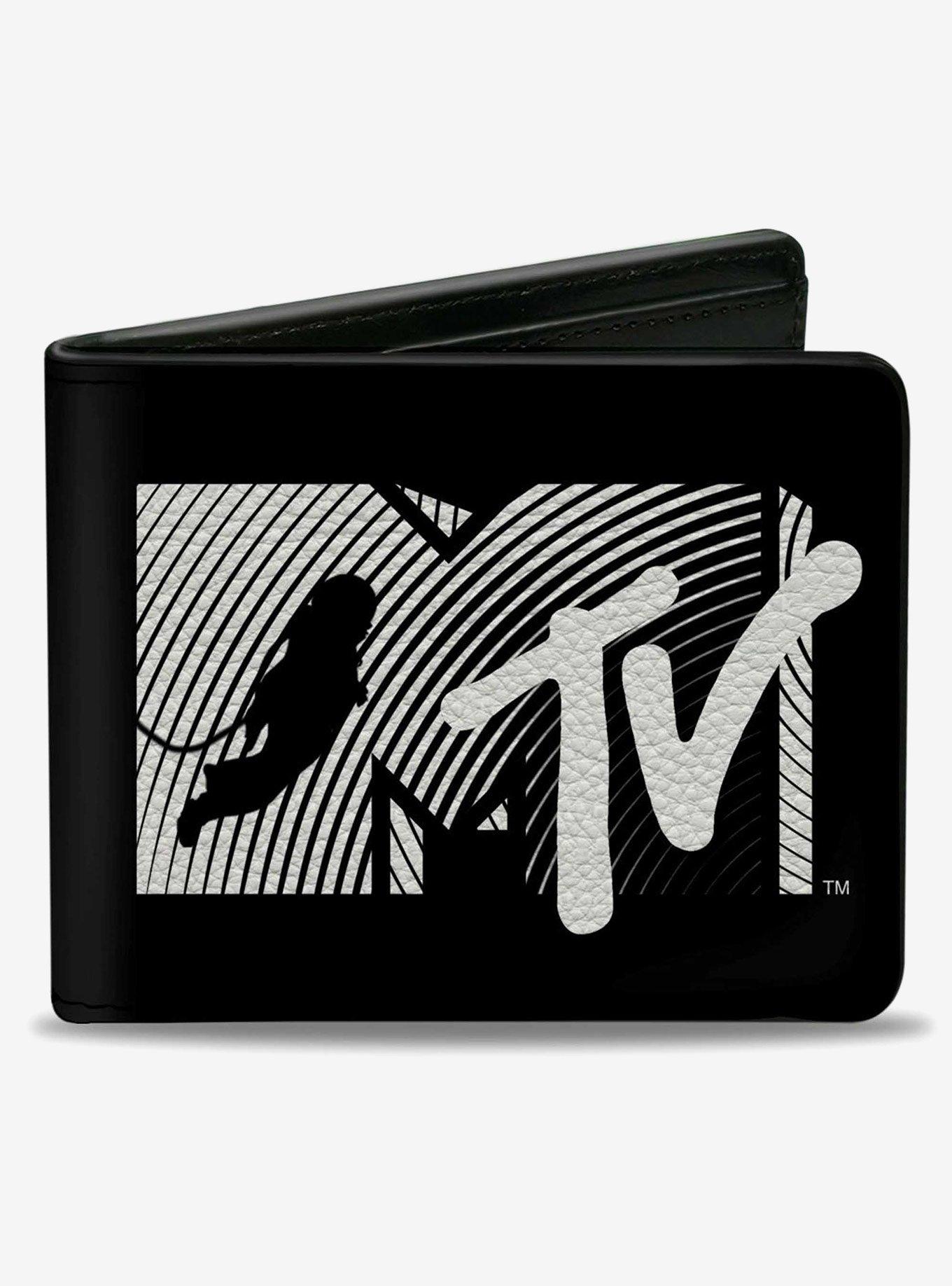 MTV Moon Man Logo Bifold Wallet, , hi-res