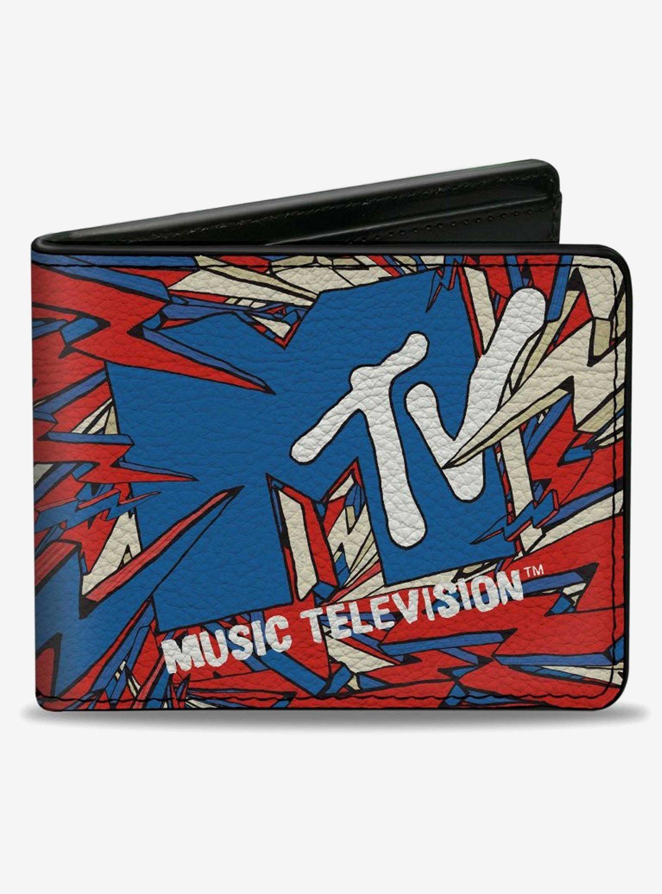 MTV Music Television Bolts Logo Bifold Wallet, , hi-res
