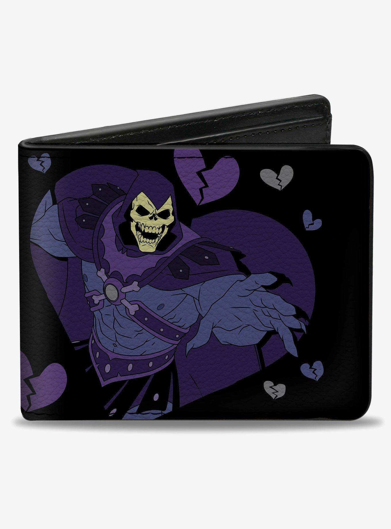 Masters of the Universe Skeletor I Hate Everyone Equally Heart Pose Bifold Wallet, , hi-res