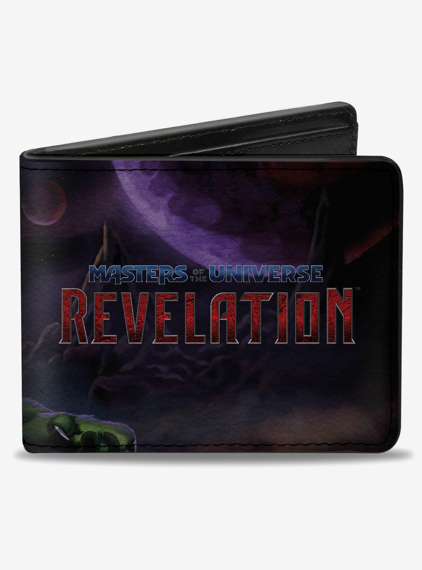 Masters of the Universe Revelation He Man and Battle Cat Pose and Logo Bifold Wallet, , hi-res