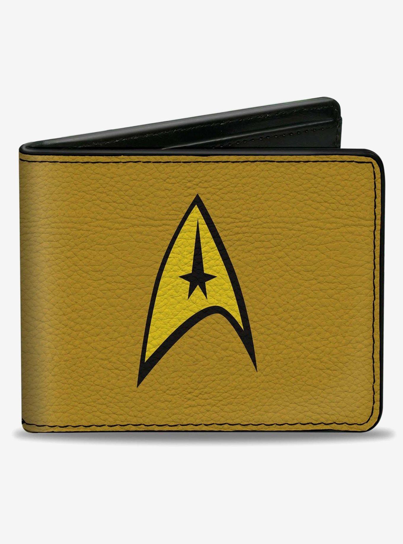 Star Trek Starfleet Command Insignia Logo Gold Bifold Wallet, , hi-res