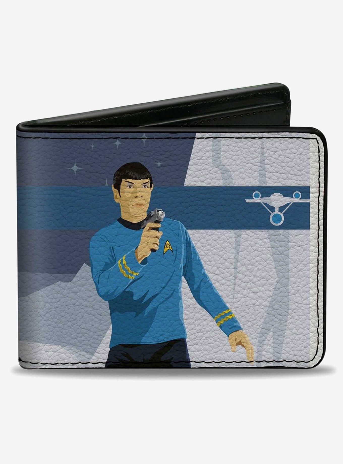 Star Trek Mr Spock Phaser Pose Bifold Wallet, , hi-res
