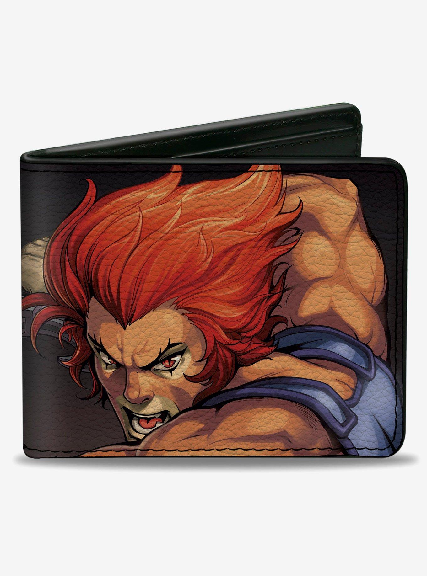 ThunderCats Lion O Sword Of Omens Title Logo Pose Bifold Wallet, , hi-res