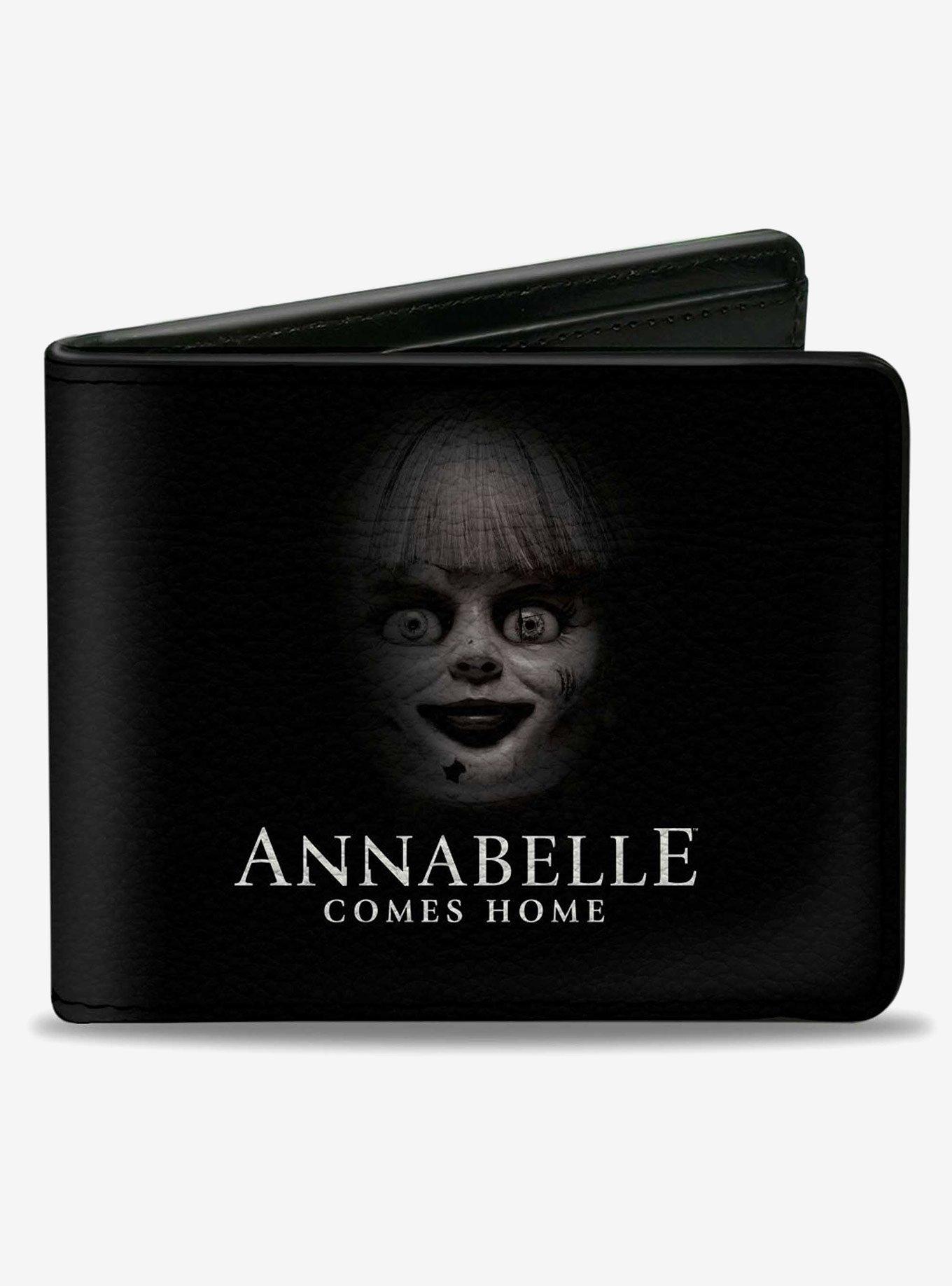 Annabelle Comes Home Face Close Up and Horror Text Bifold Wallet, , hi-res