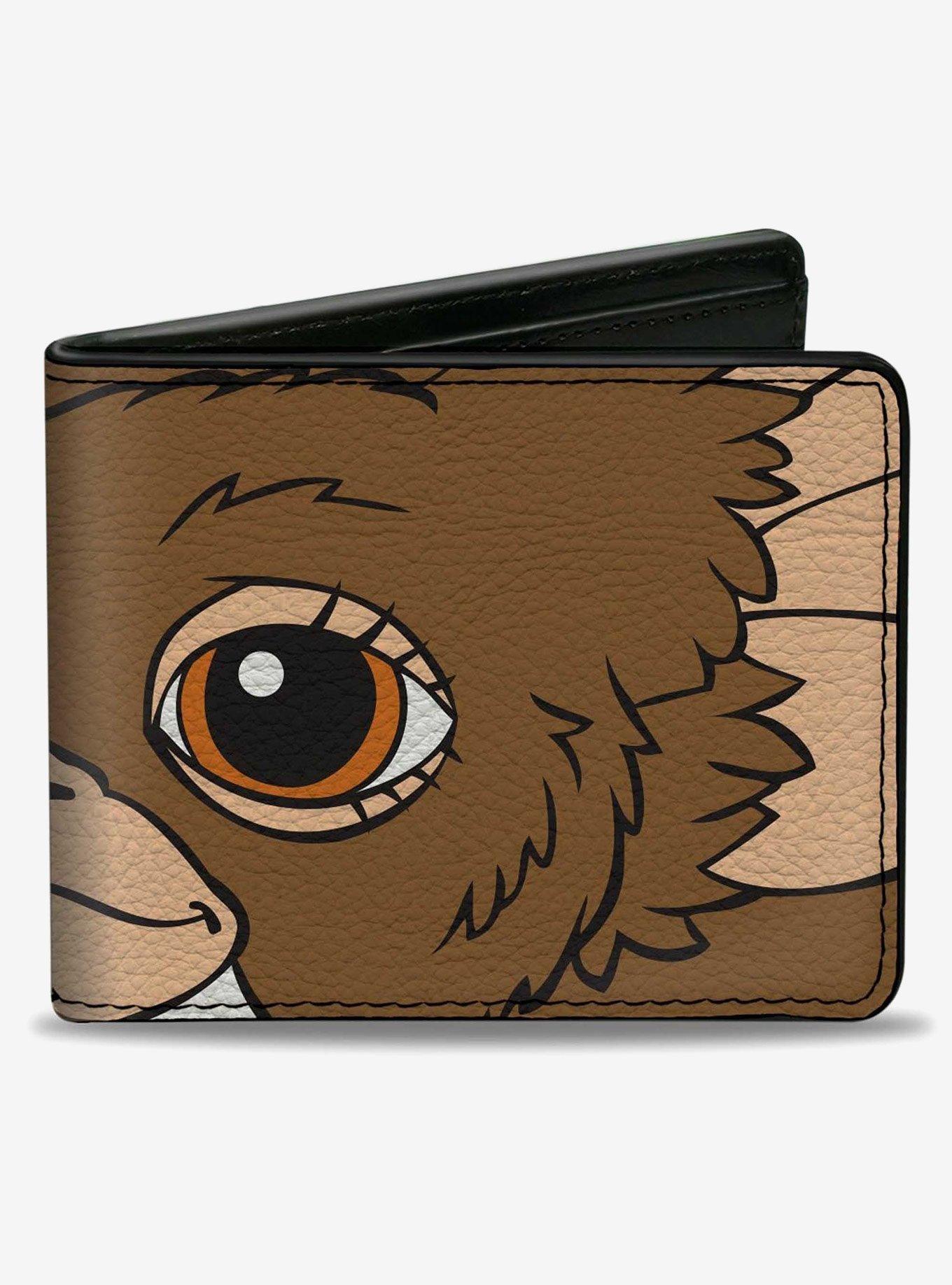 The Gremlins Gizmo Face Character Close Up Bifold Wallet, , hi-res