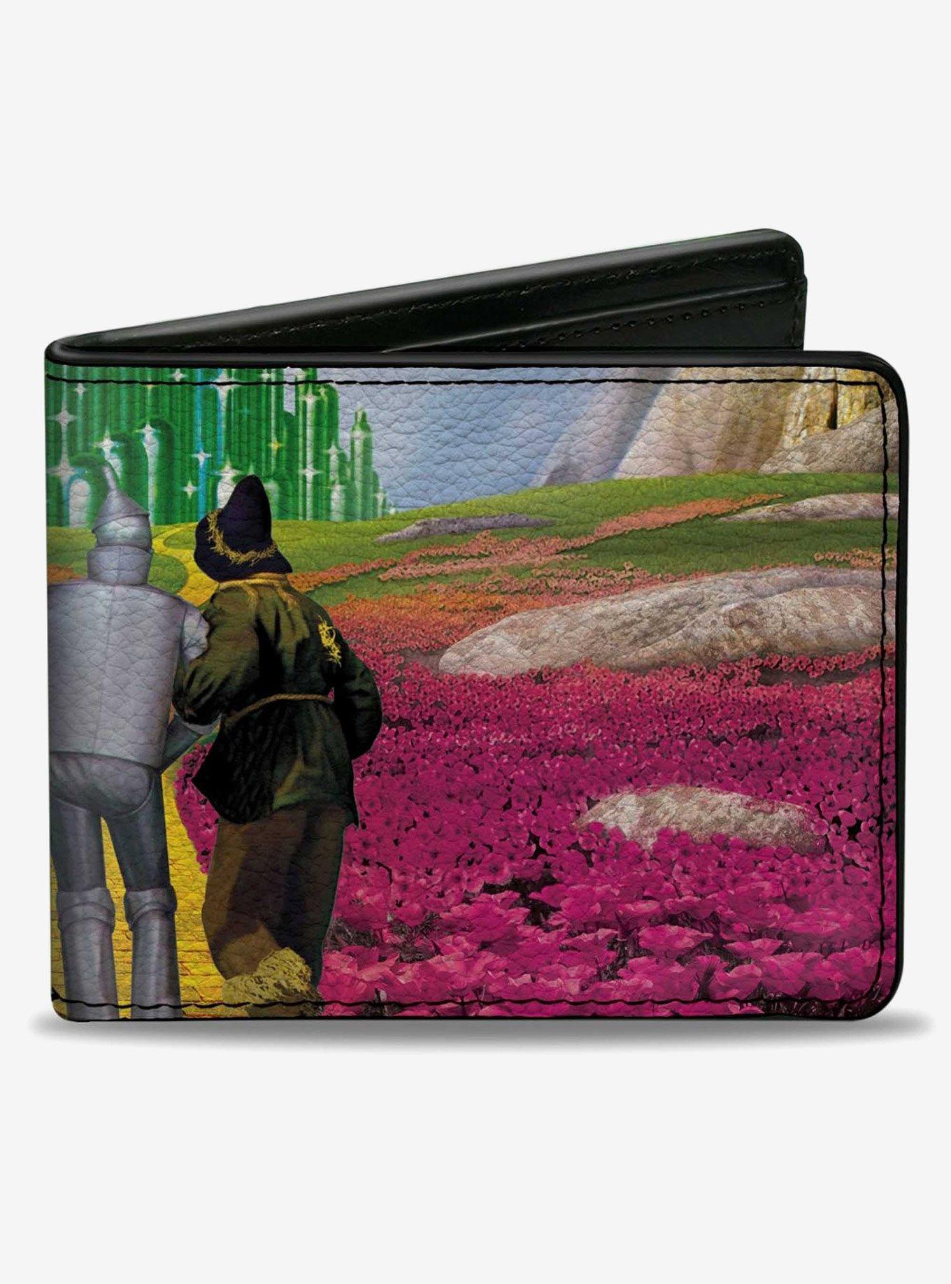 Wizard of Oz Brick Road Poppy Field and Emerald City Bifold Wallet, , hi-res