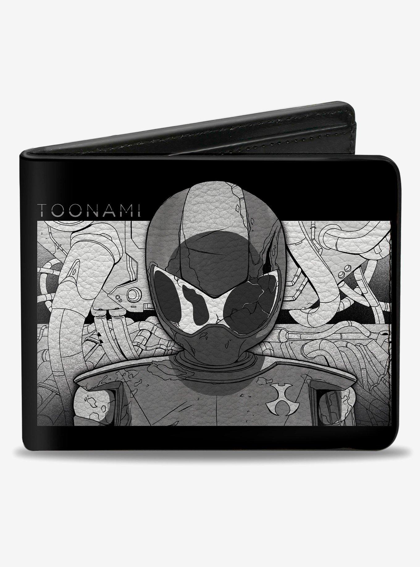 Toonami Robot Tom Sketch Pose Bifold Wallet, , hi-res
