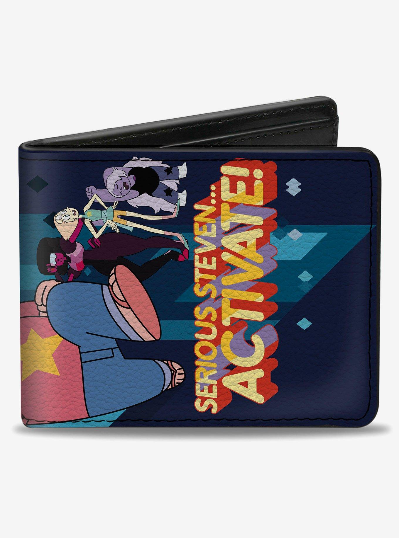 Steven Universe Serious Steven Activate Group Pose Bifold Wallet, , hi-res