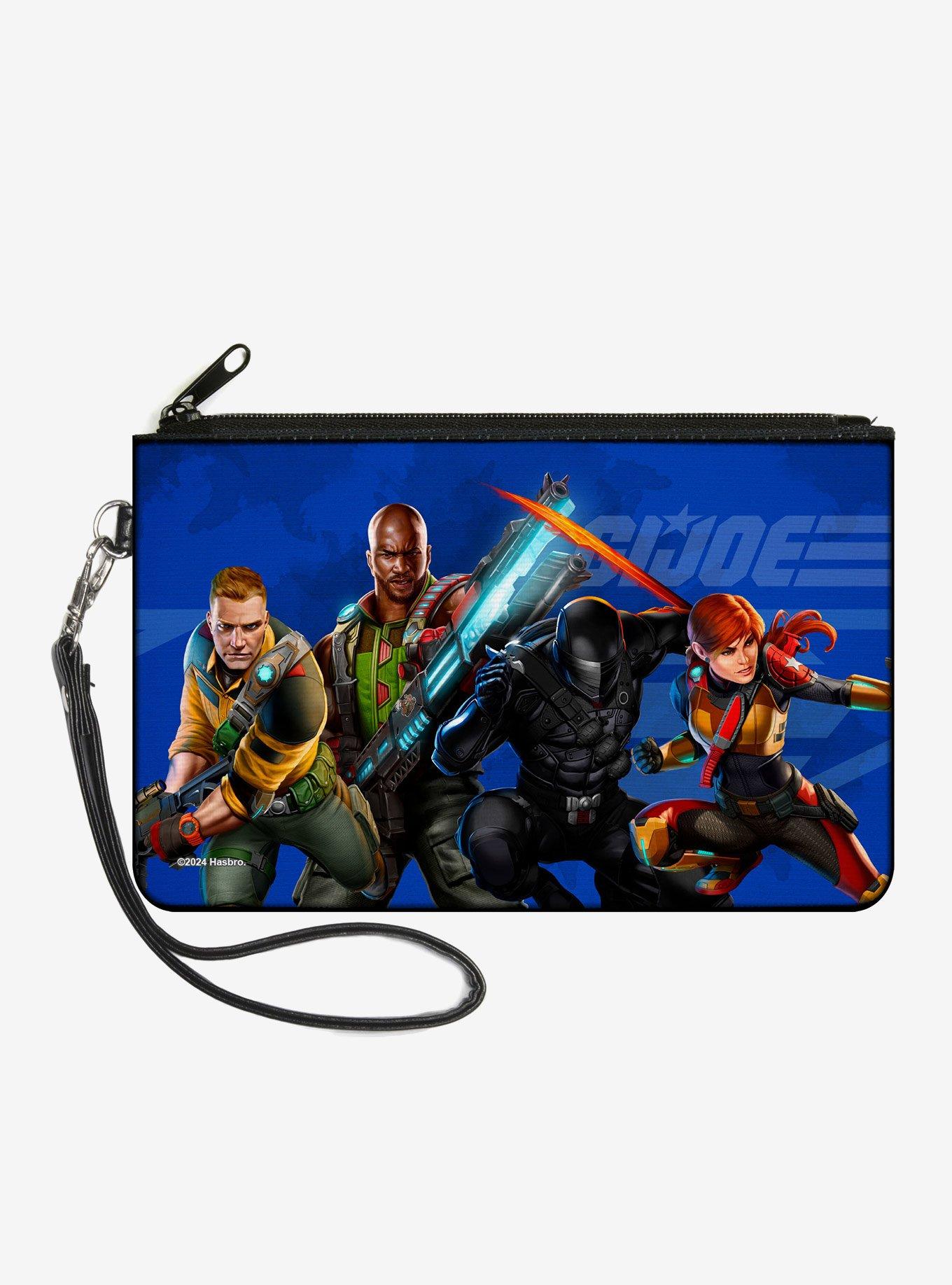 GI Joe Unit Agents Group Pose and Logo Zip Clutch Wallet, , hi-res