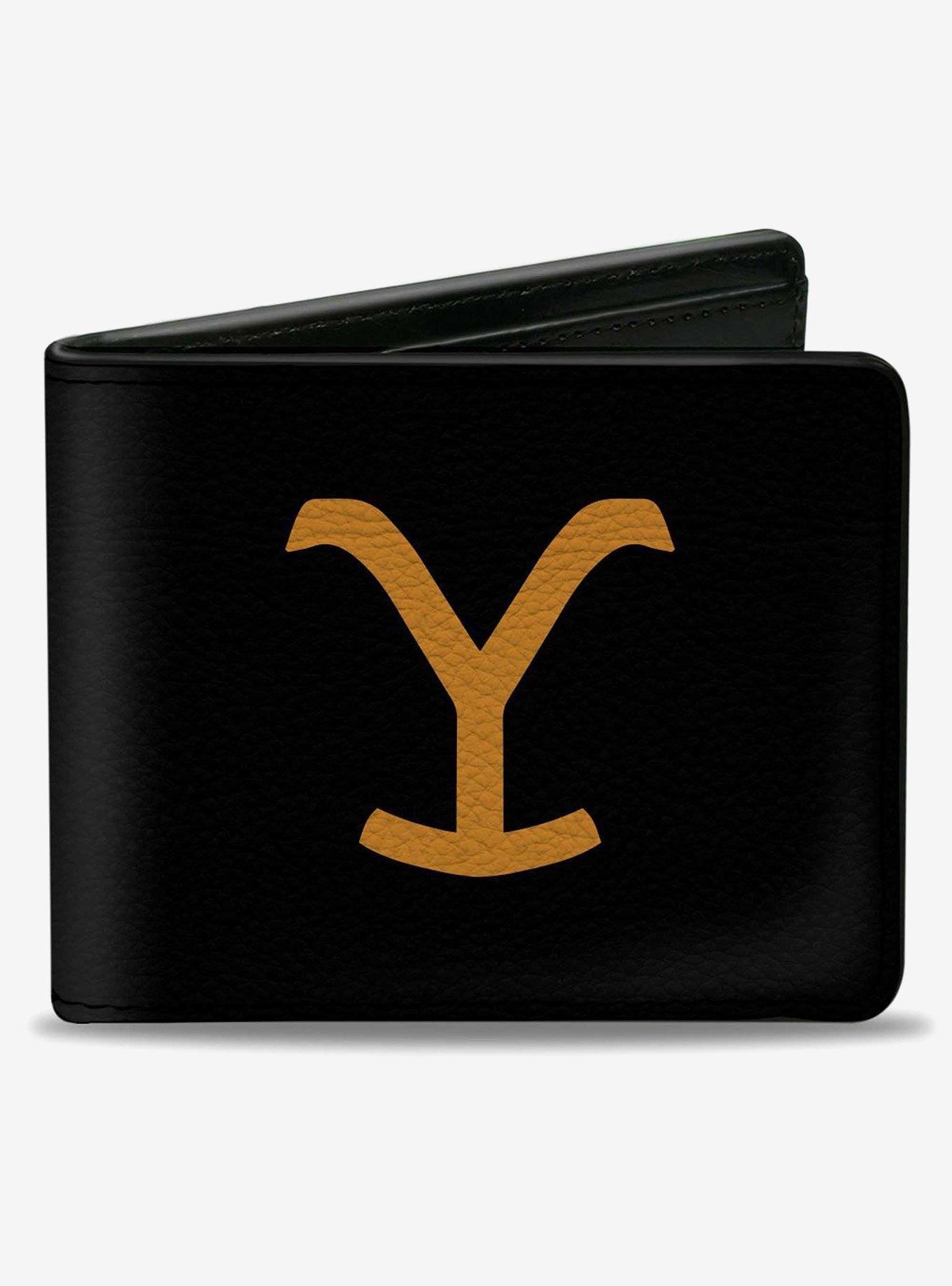 Yellowstone Y Logo and Title Icon Bifold Wallet, , hi-res