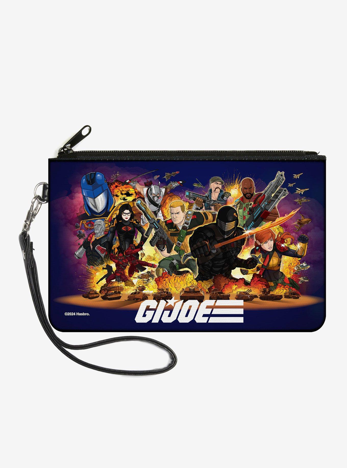 GI Joe Universe Agents Explosion Group Pose and Logo Zip Clutch Wallet, , hi-res