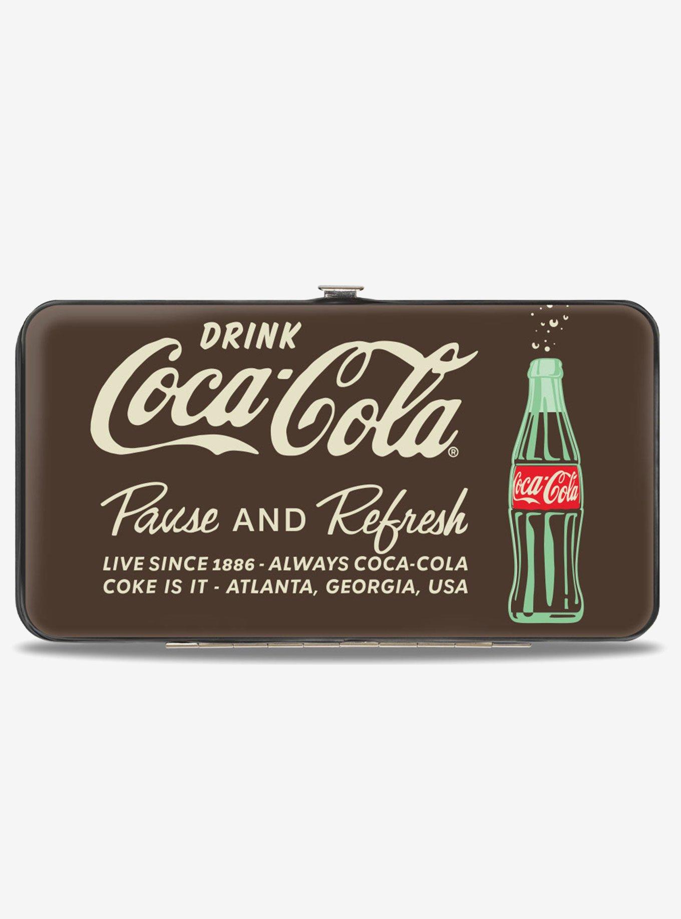 Coca-Cola Drink Coca Cola Pause and Refresh Bottle Hinged Wallet, , hi-res