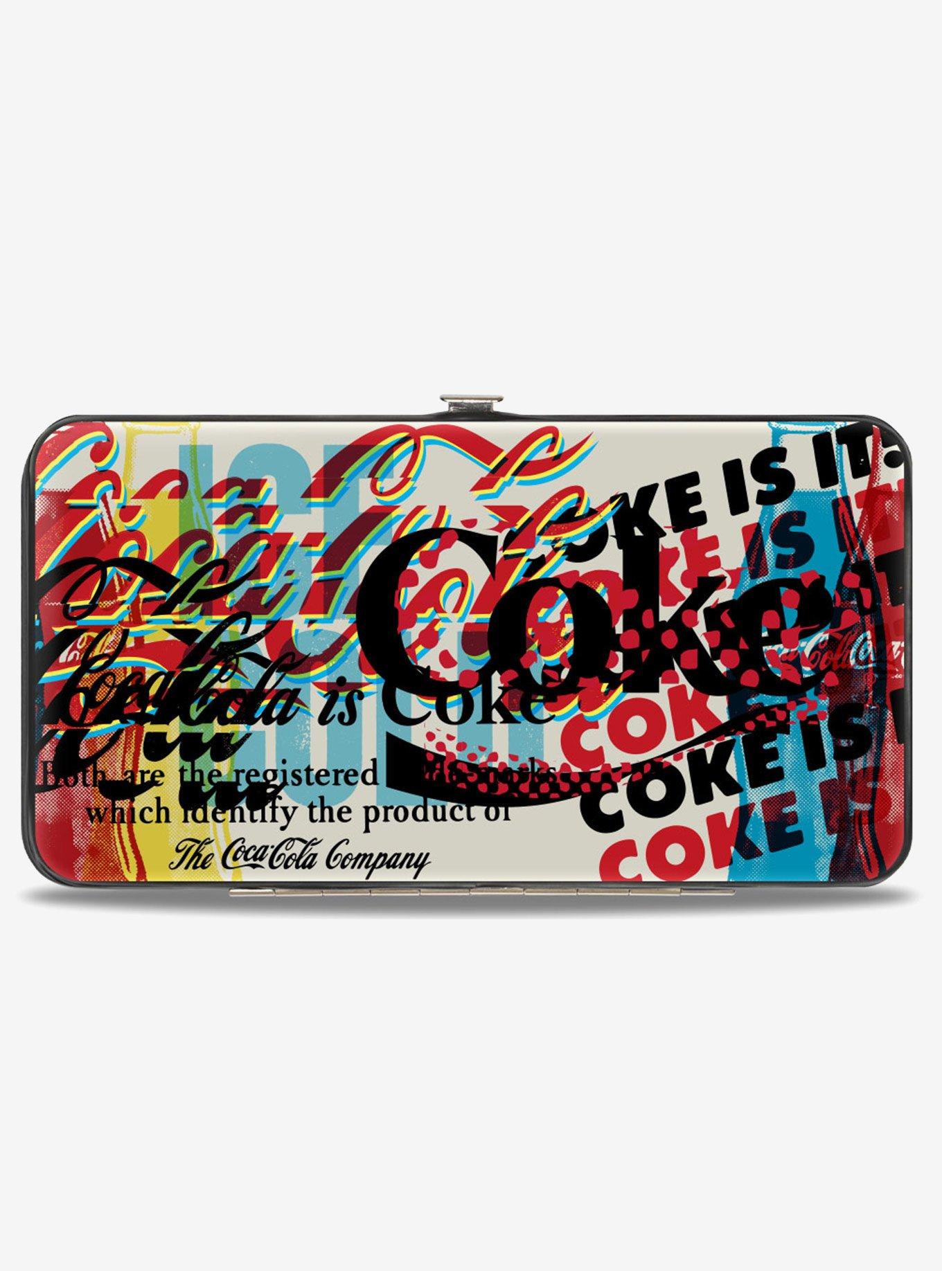 Coca-Cola Coke Is It Pop Art Collage Hinged Wallet, , hi-res