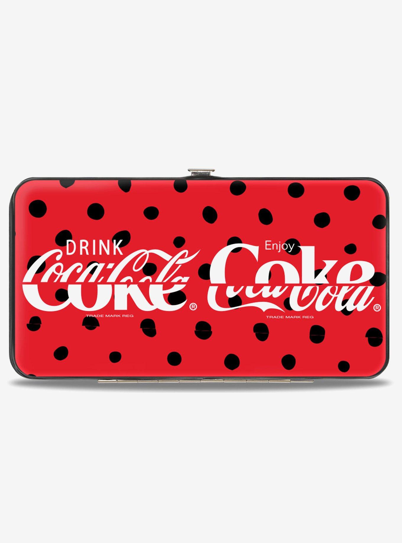 Coca-Cola Drink Coca Cola Coke Polka Dot Hinged Wallet, , hi-res
