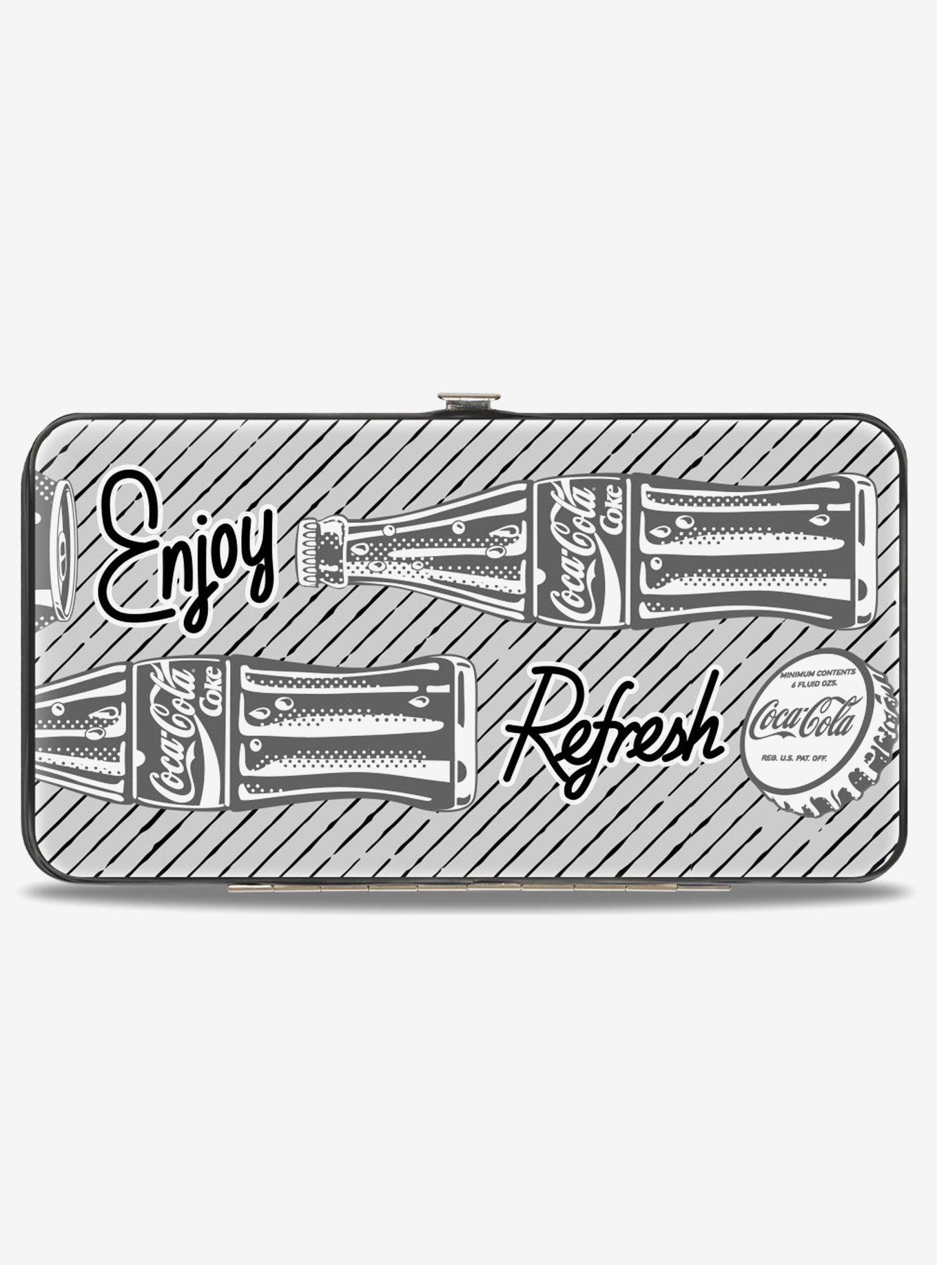 Coca-Cola Enjoy Refresh Can and Bottle Hinged Wallet, , hi-res