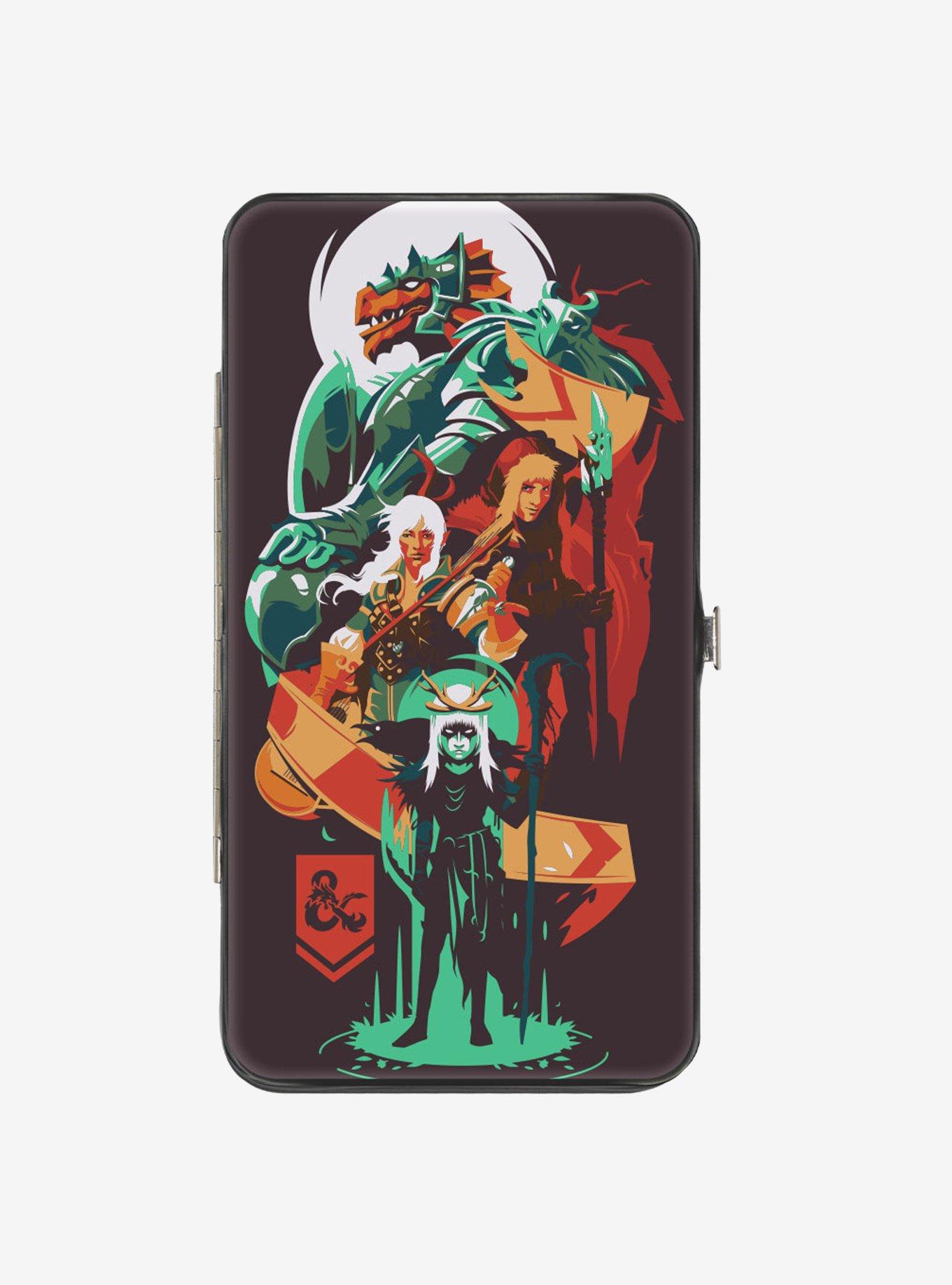Dungeons and Dragons Character Collage Hinged Wallet, , hi-res