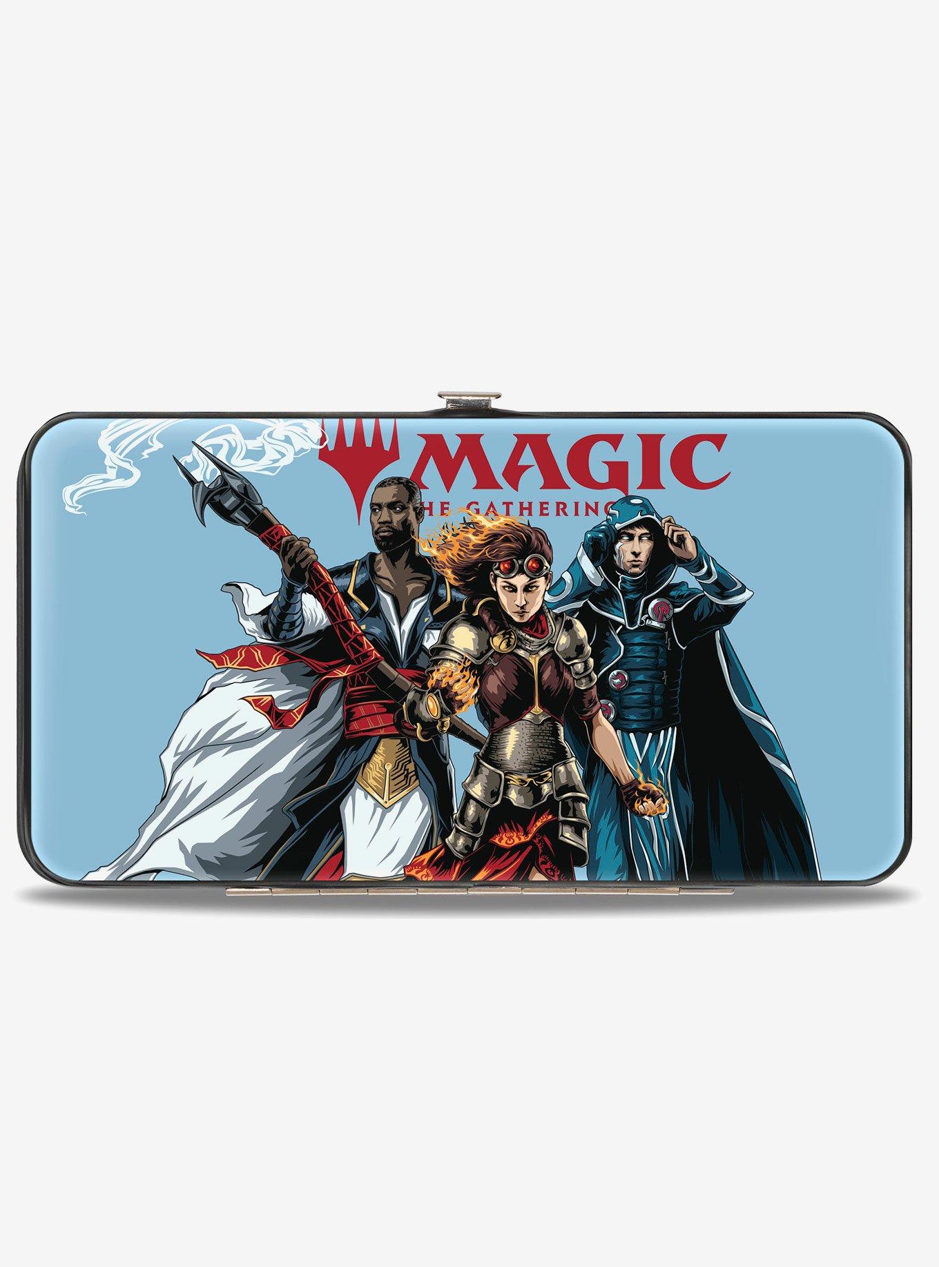 Magic Three Planeswalker Group Pose and Title Logo Light Hinged Wallet, , hi-res