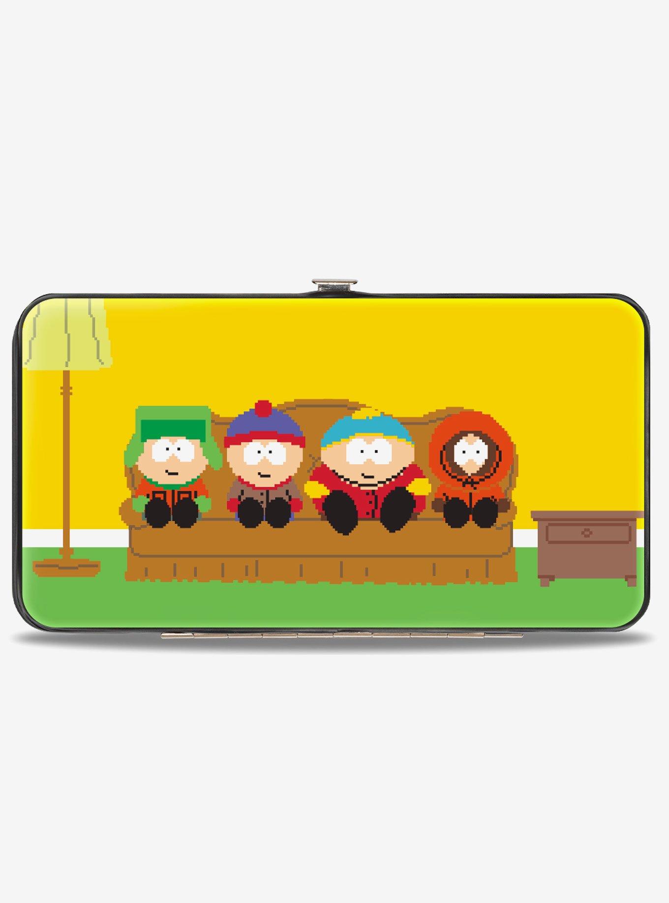 South Park Boys 8 Bit Couch Pose Hinged Wallet, , hi-res