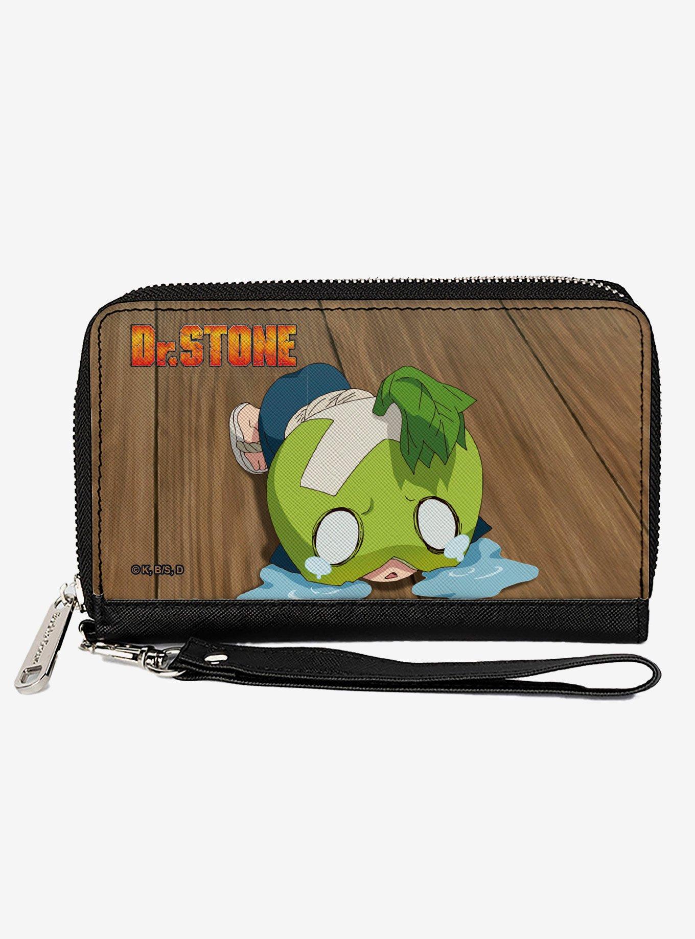 Dr. Stone Suika Crying Pose and Title Logos Zip Around Wallet, , hi-res