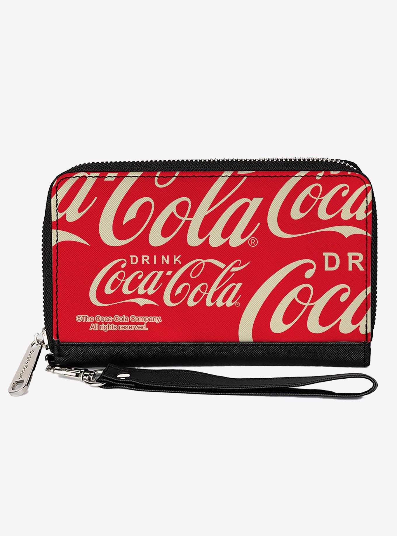 Coca-Cola Drink Coca Cola Close Up Zip Around Wallet, , hi-res